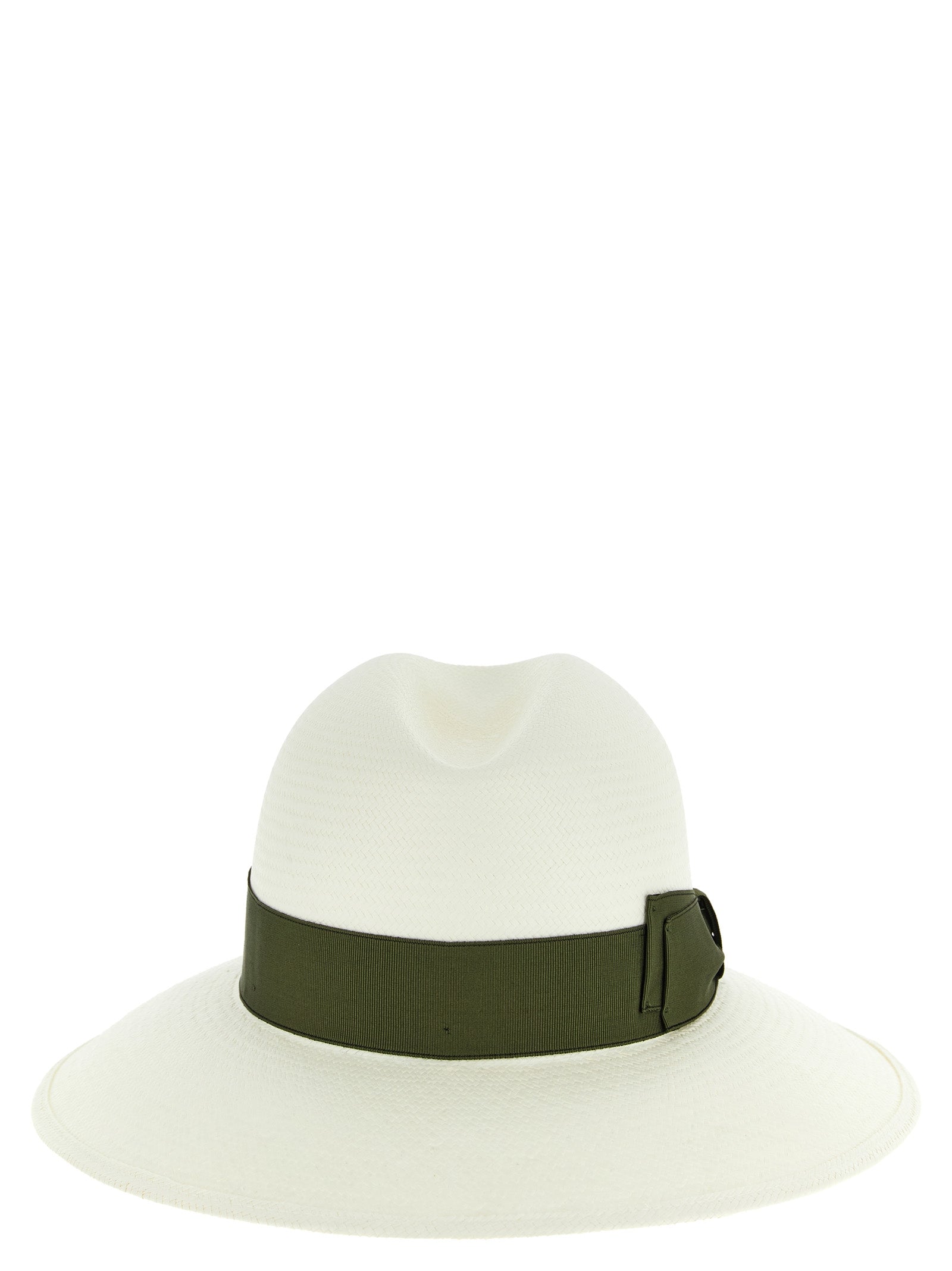 Borsalino Zweifarbiger Fedora aus Hanf