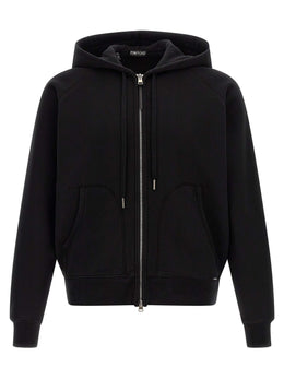 Tom Ford Schwarzer Baumwoll-Sweatshirt