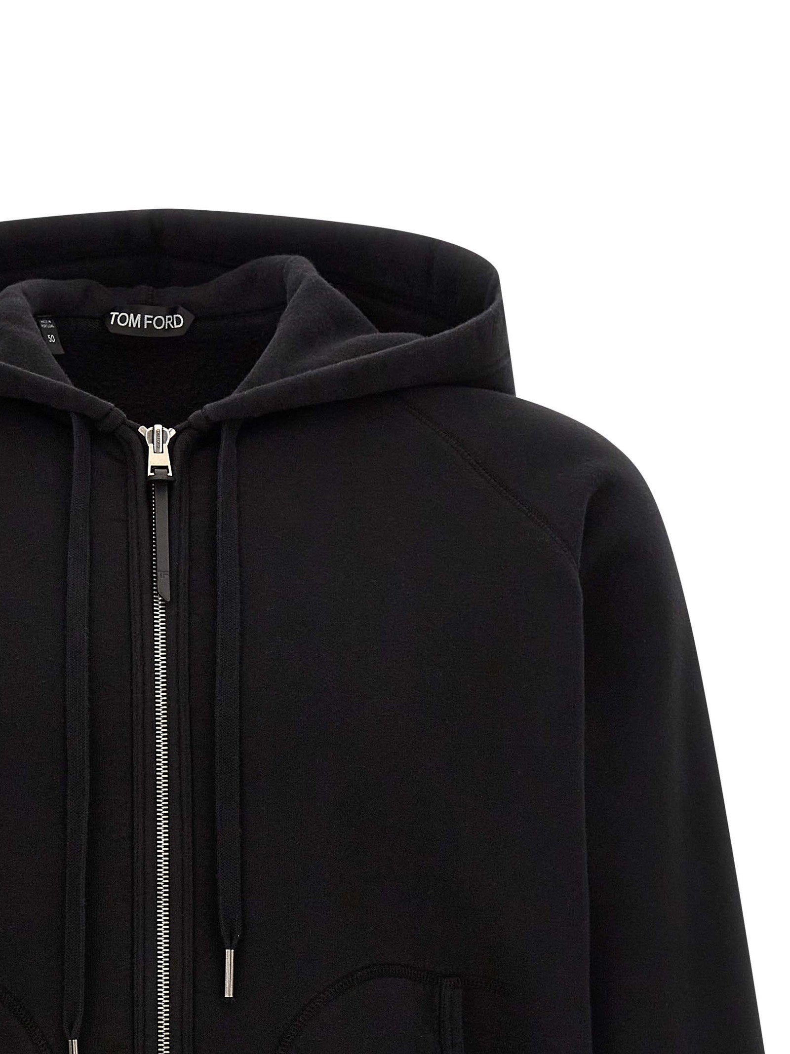 Tom Ford Schwarzer Baumwoll-Sweatshirt