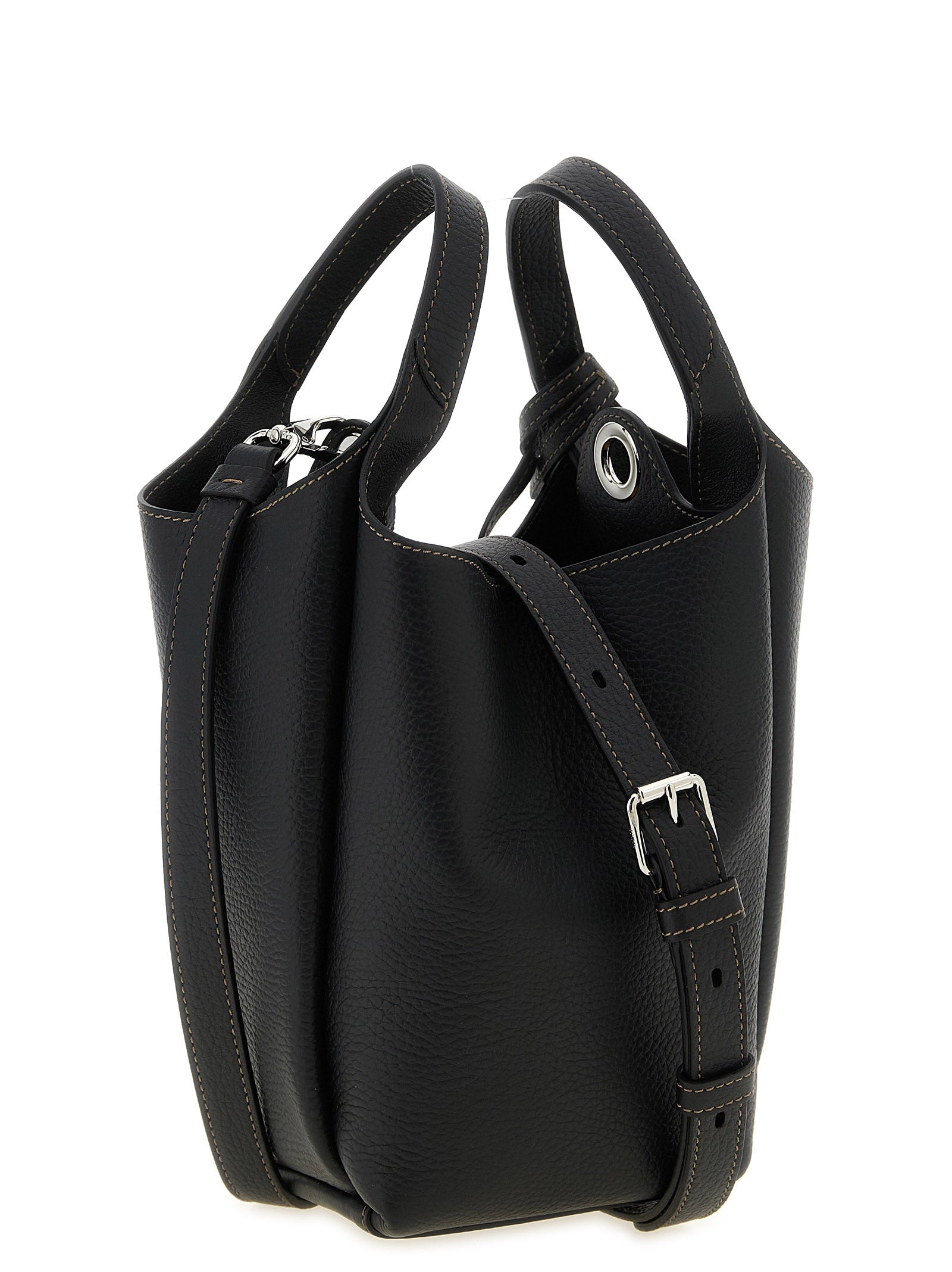 Tod's Schwarze Kalbsleder-Handtasche