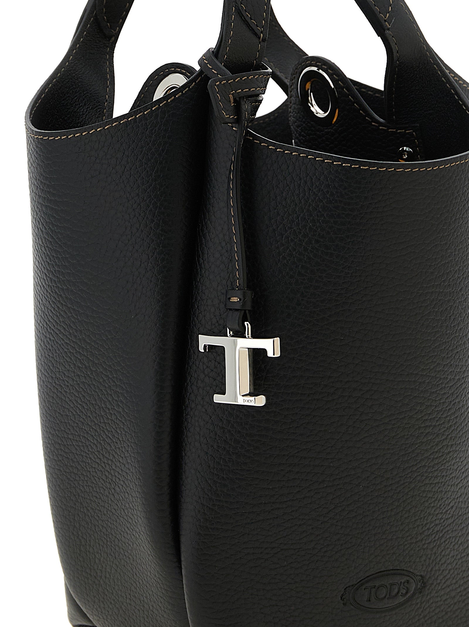 Tod's Schwarze Kalbsleder-Handtasche