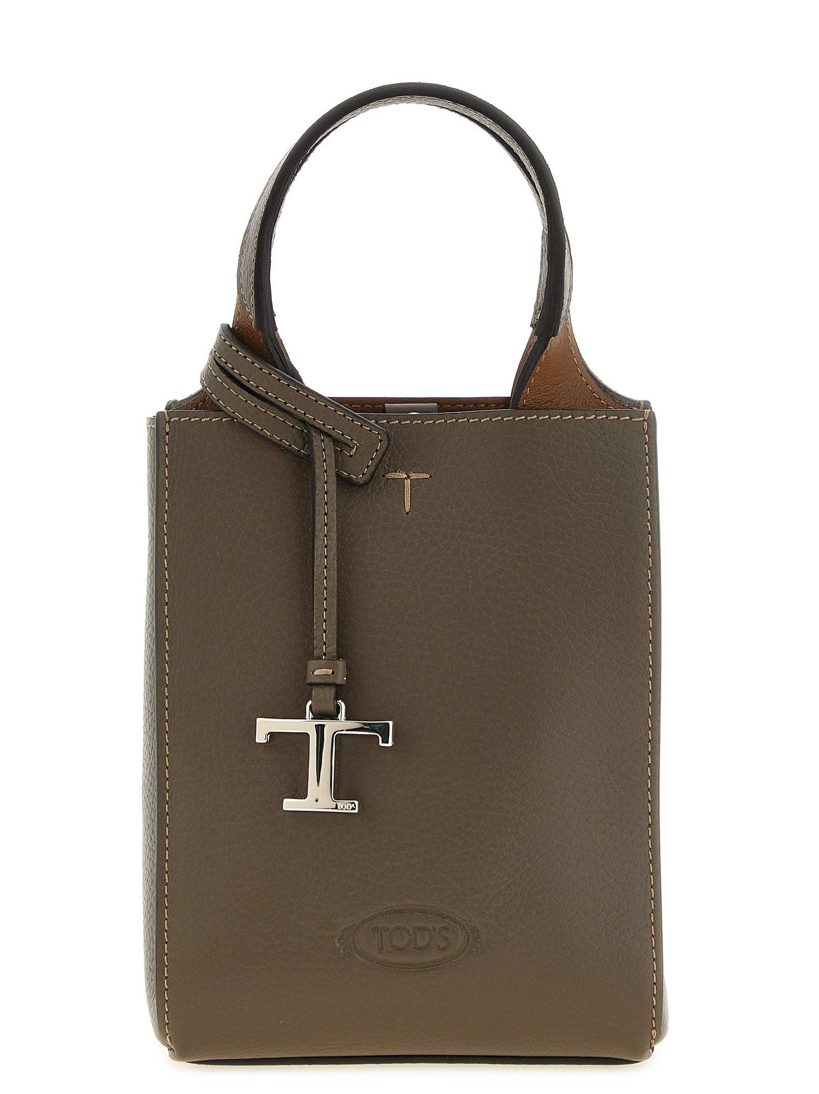Tod's Zweifarbige Kalbsleder-Handtasche