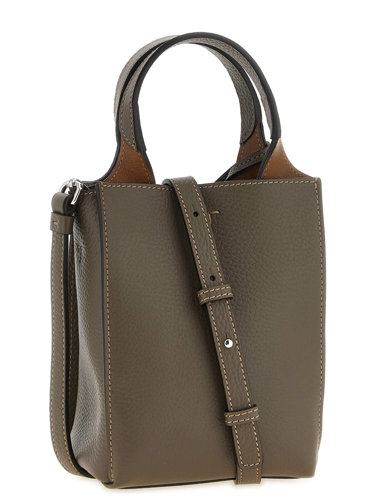 Tod's Zweifarbige Kalbsleder-Handtasche