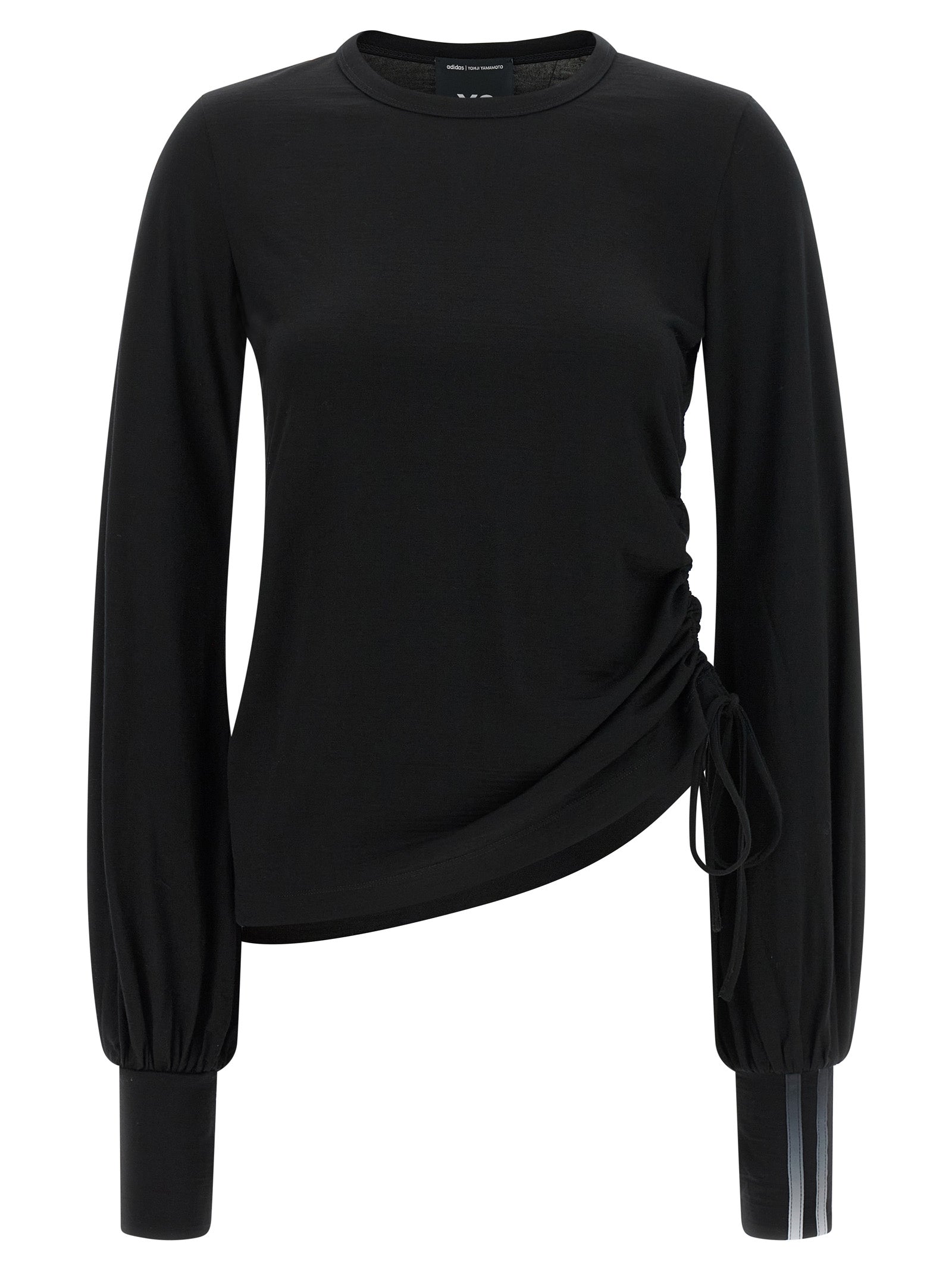 Y-3 Schwarzer Merinowoll-Sportswear