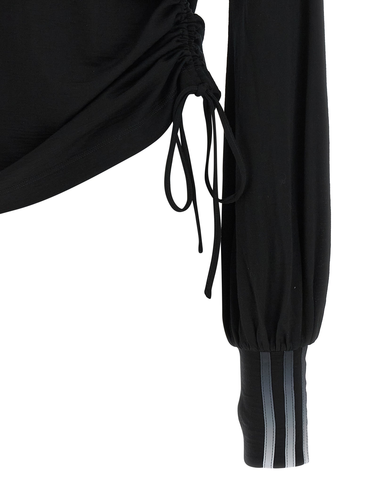 Y-3 Schwarzer Merinowoll-Sportswear