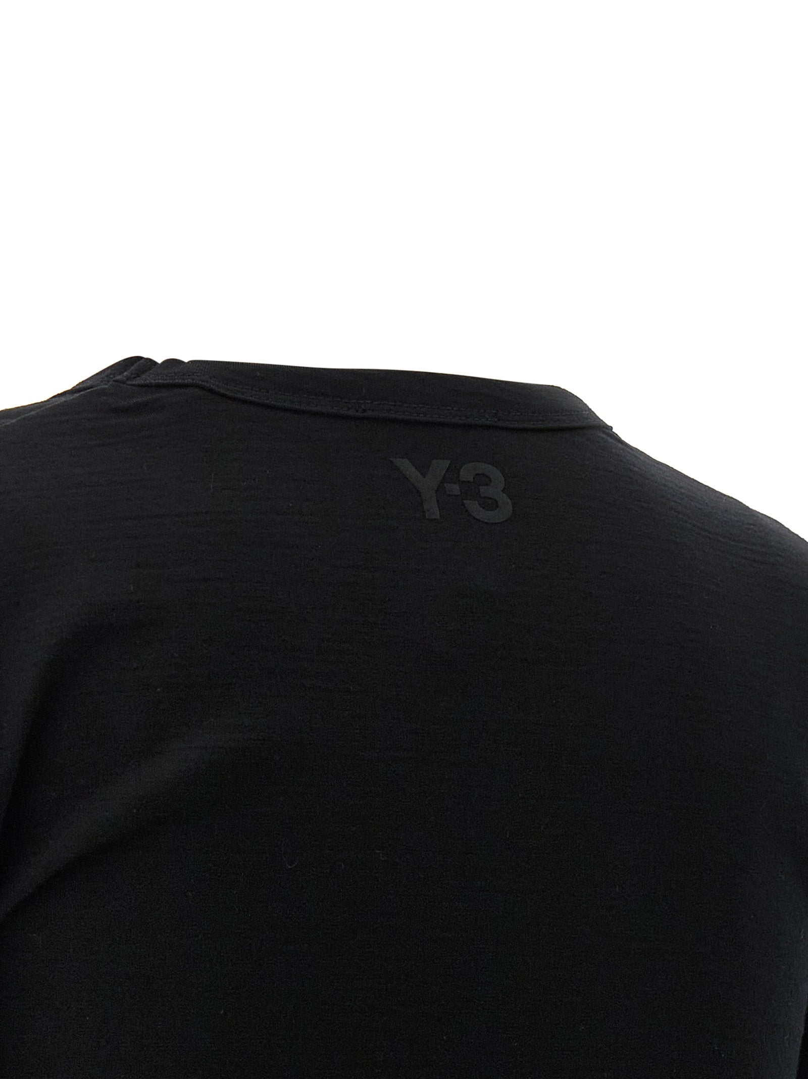 Y-3 Schwarzer Merinowoll-Sportswear