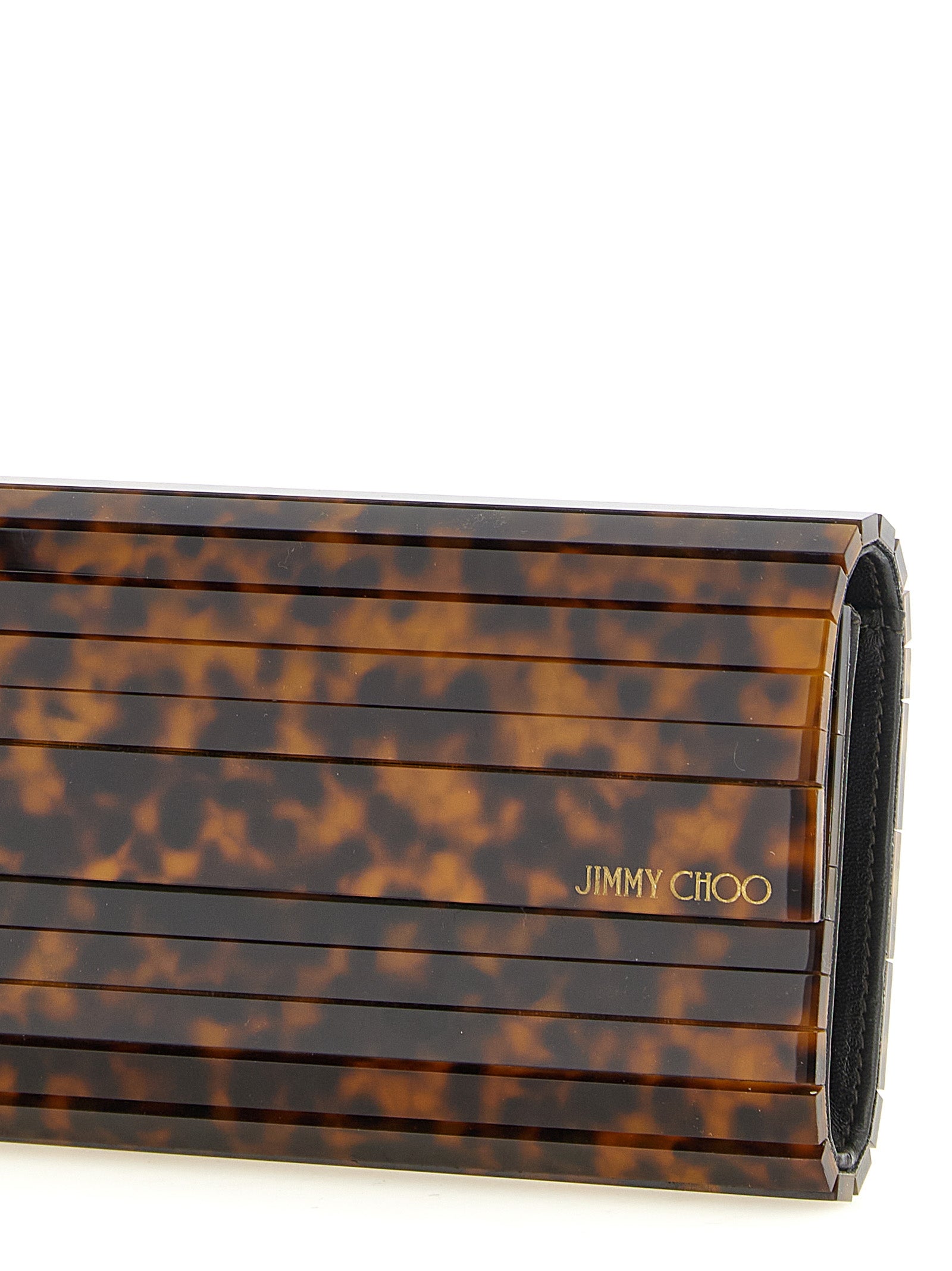 Jimmy Choo Beige Clutch aus Polyester