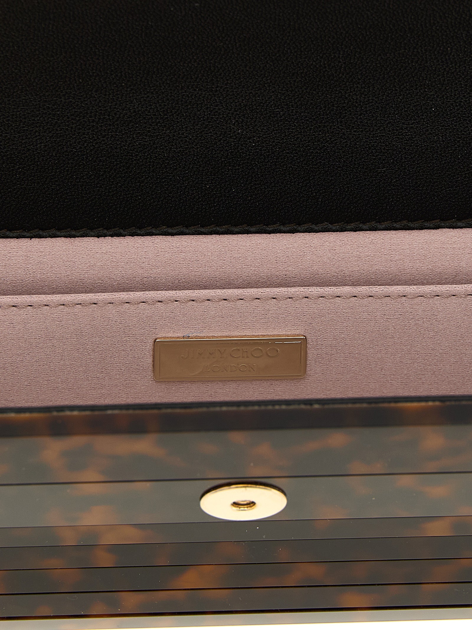 Jimmy Choo Beige Clutch aus Polyester