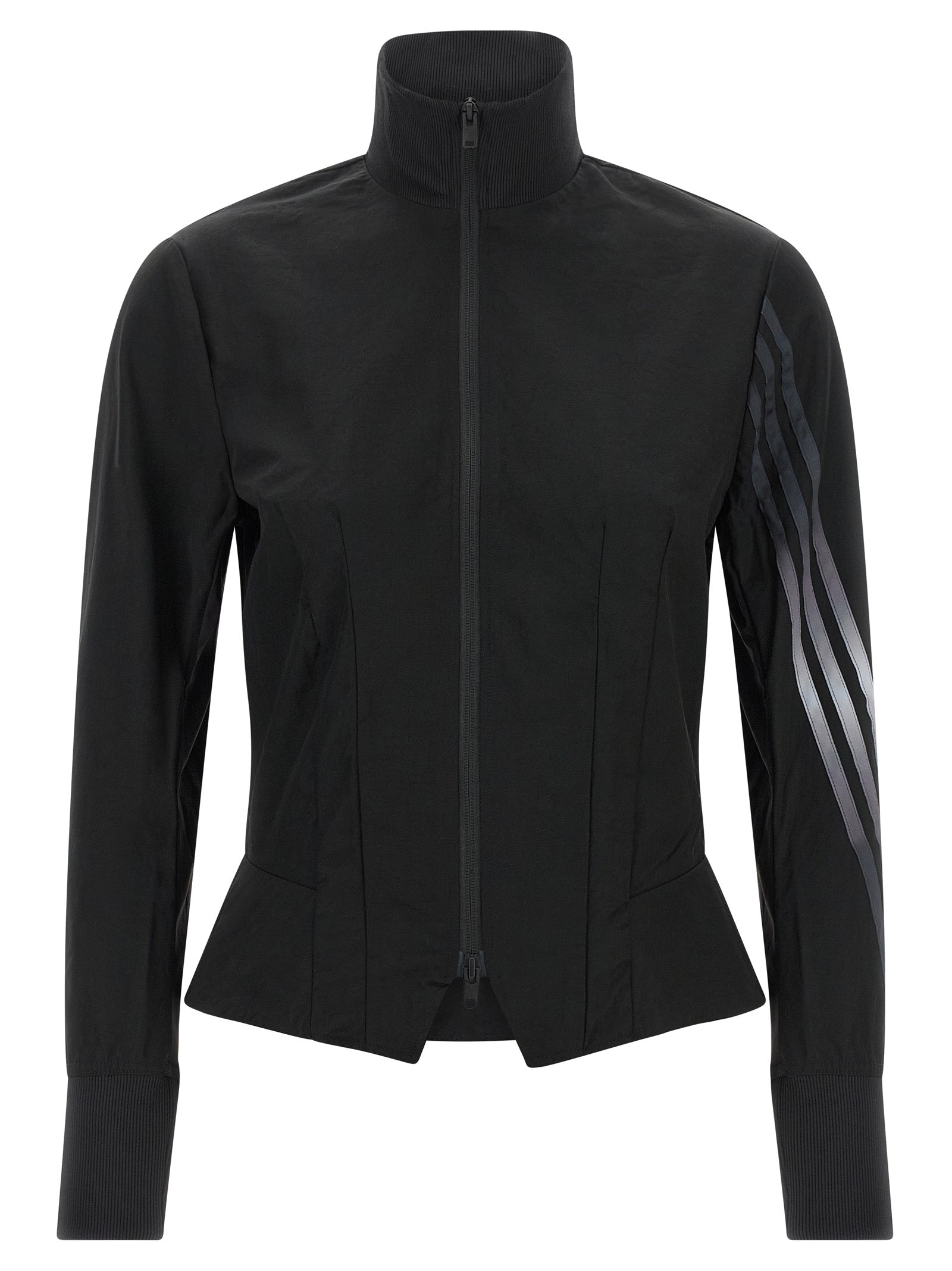 Y-3 Schwarzes Polyamid-Sweatshirt