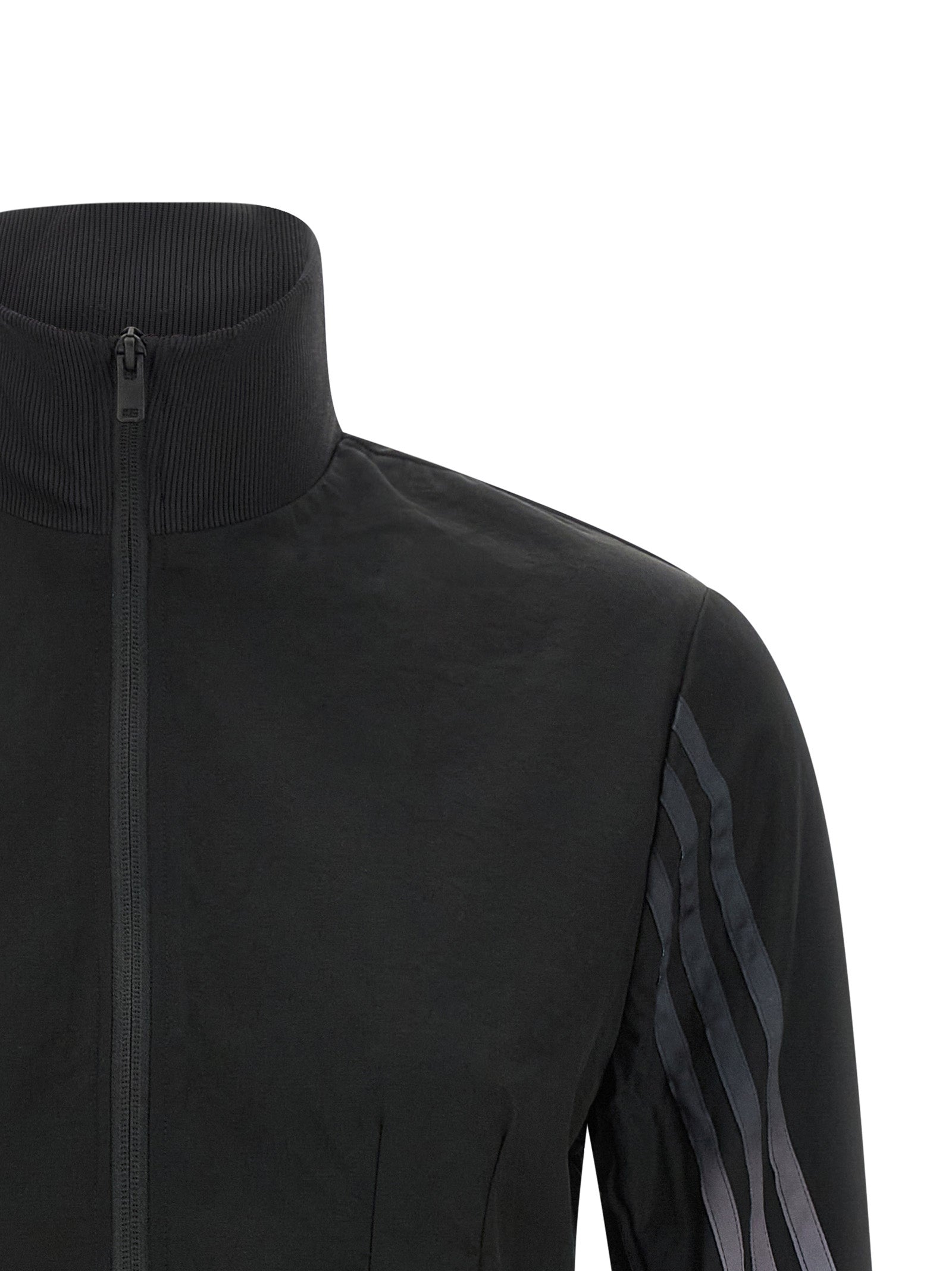 Y-3 Schwarzes Polyamid-Sweatshirt