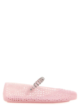 Jimmy Choo Mehrfarbige Ballerinas aus Kunststoff