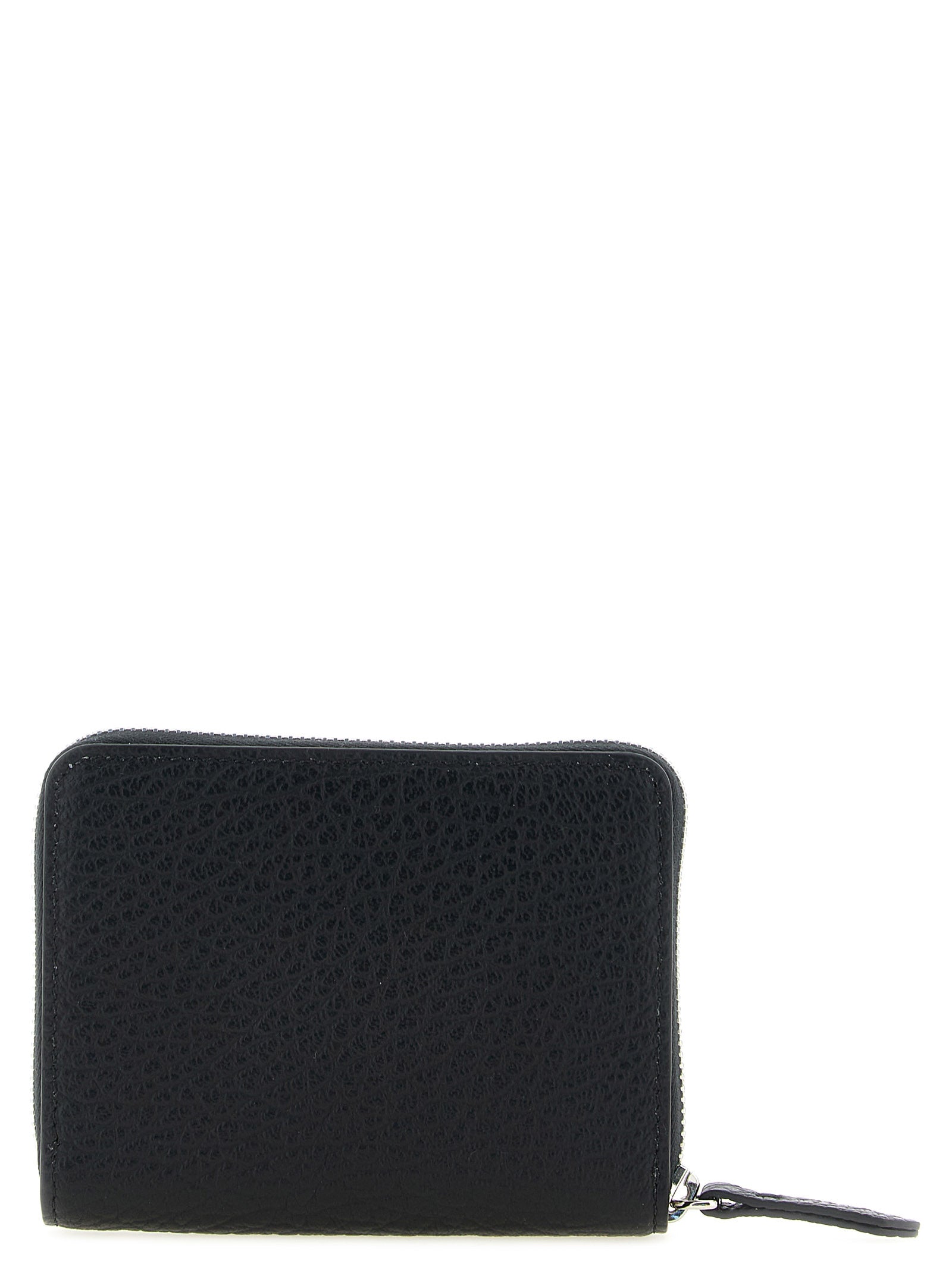 Maison Margiela Schwarzes Kalbsleder Portemonnaie
