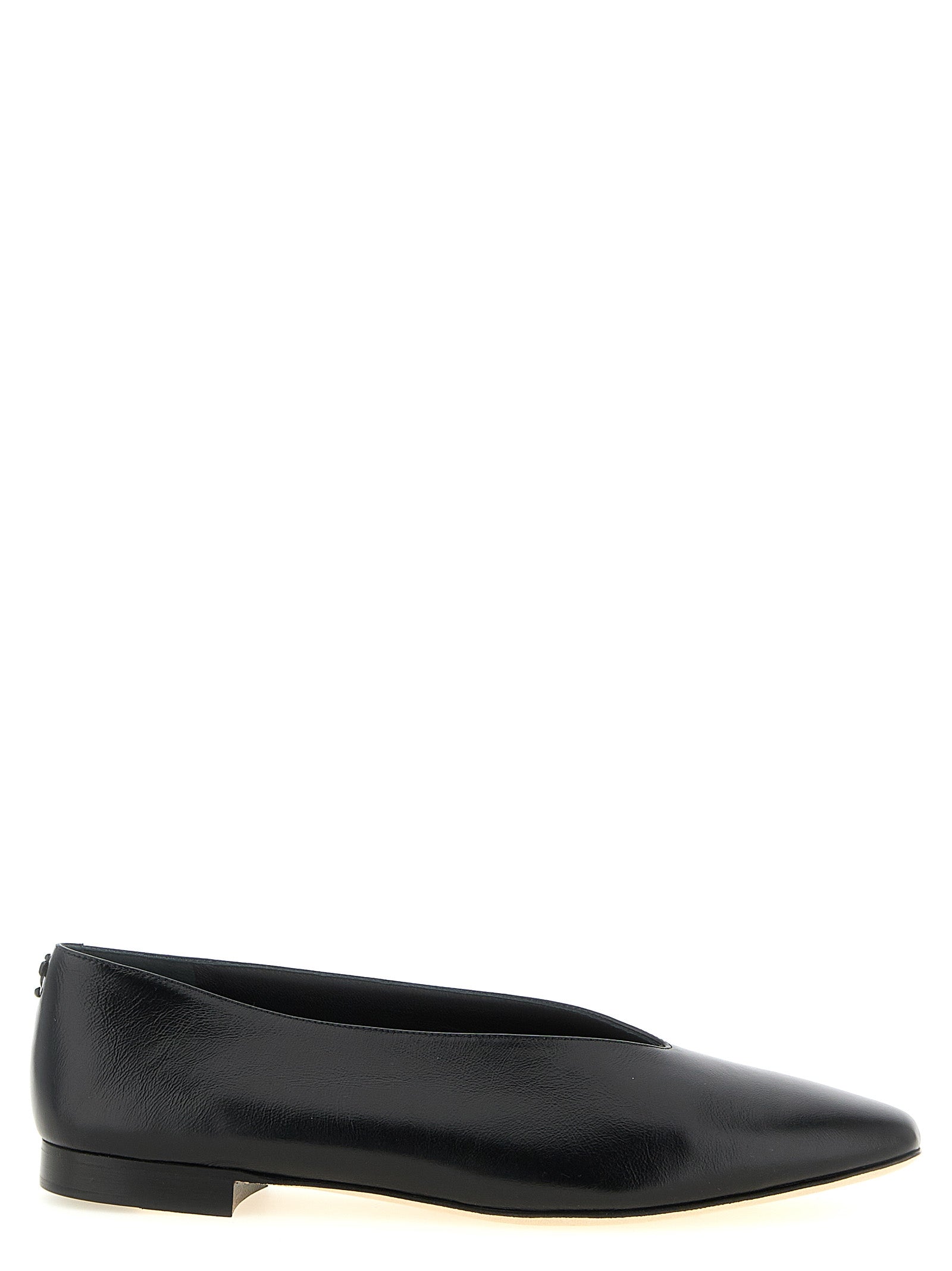 Jimmy Choo Schwarze Ballerinas aus Leder