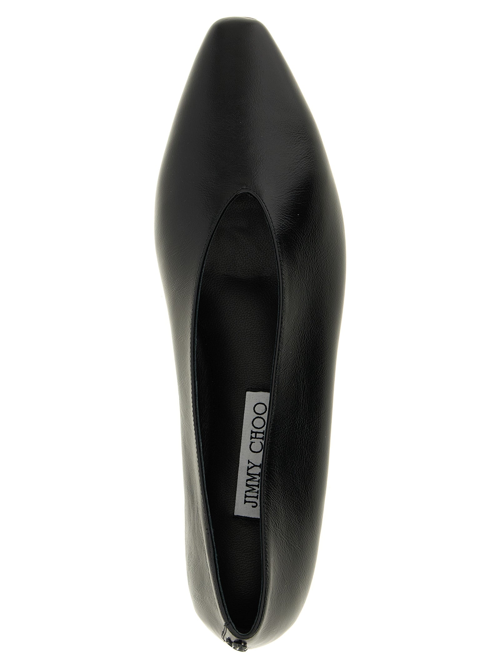 Jimmy Choo Schwarze Ballerinas aus Leder
