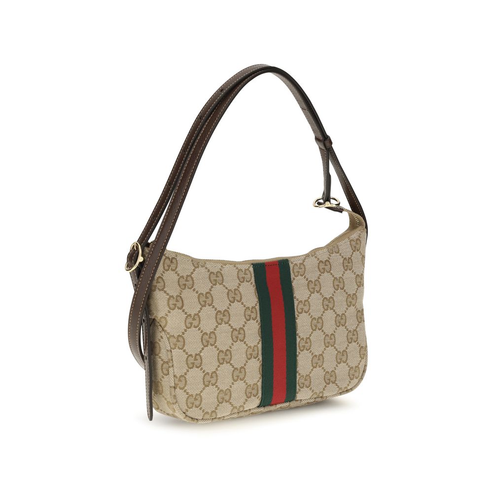 Gucci Beige Stoff-Schultertasche