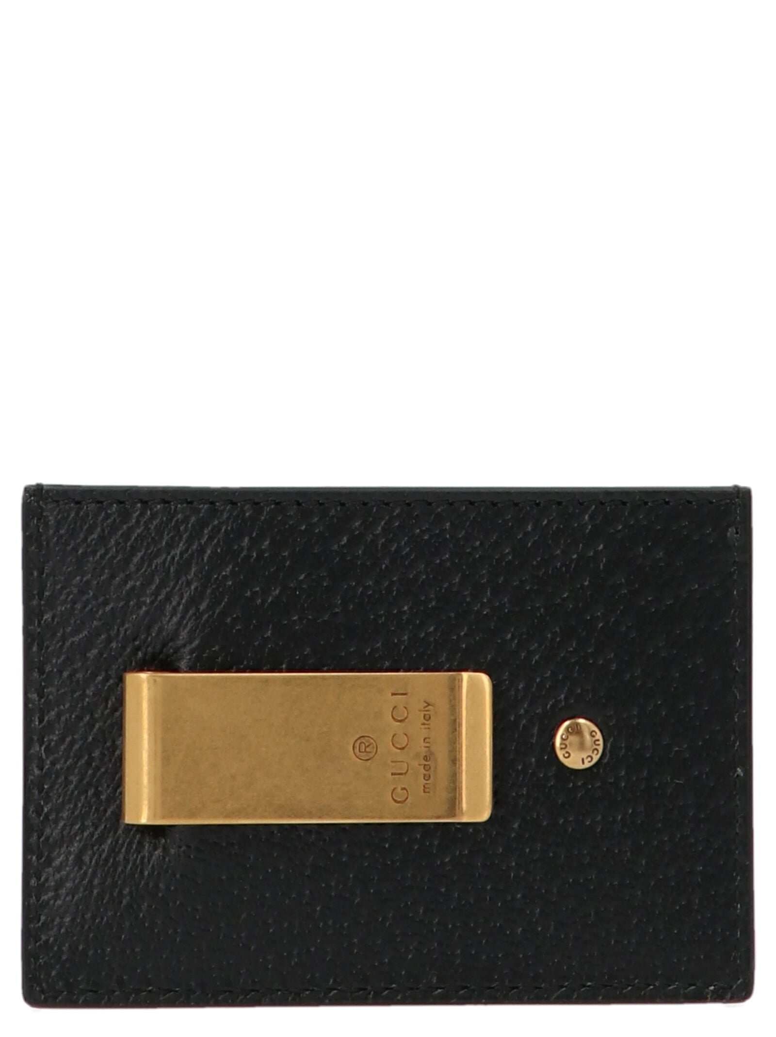 Gucci Schwarzer Kalbsleder-Kartenetui