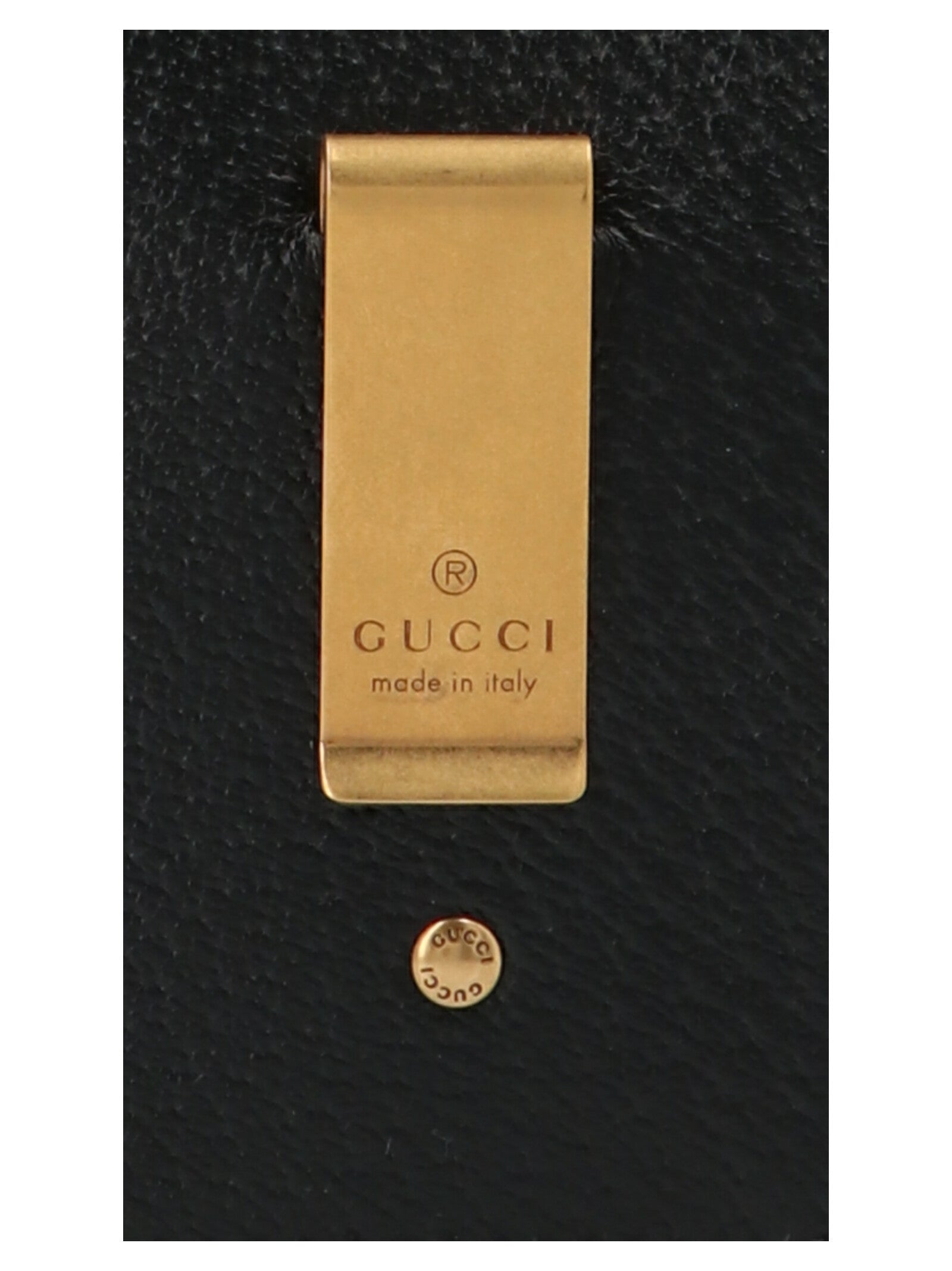 Gucci Schwarzer Kalbsleder-Kartenetui