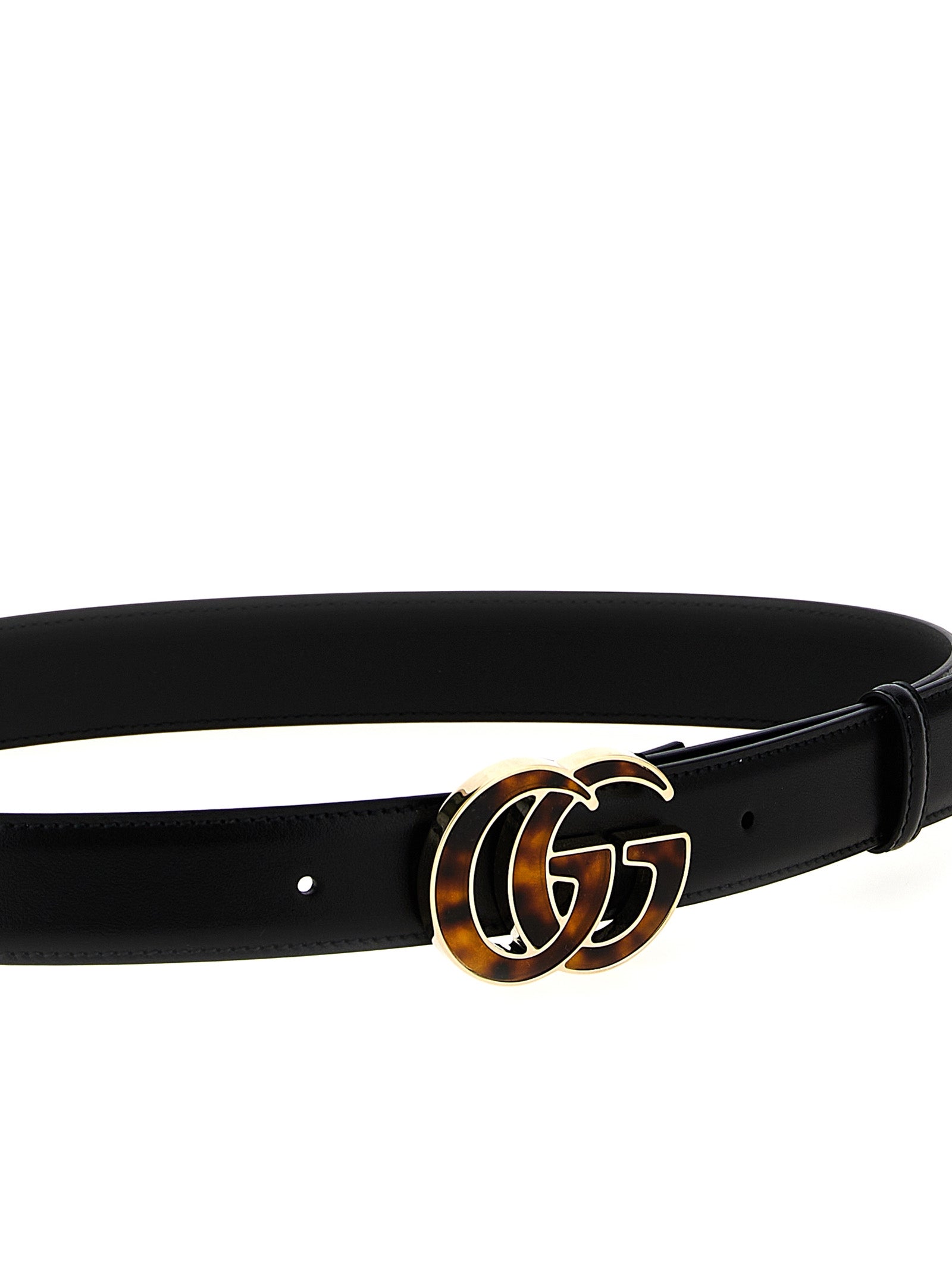 Gucci Schwarzer Kalbsleder Gürtel Regular