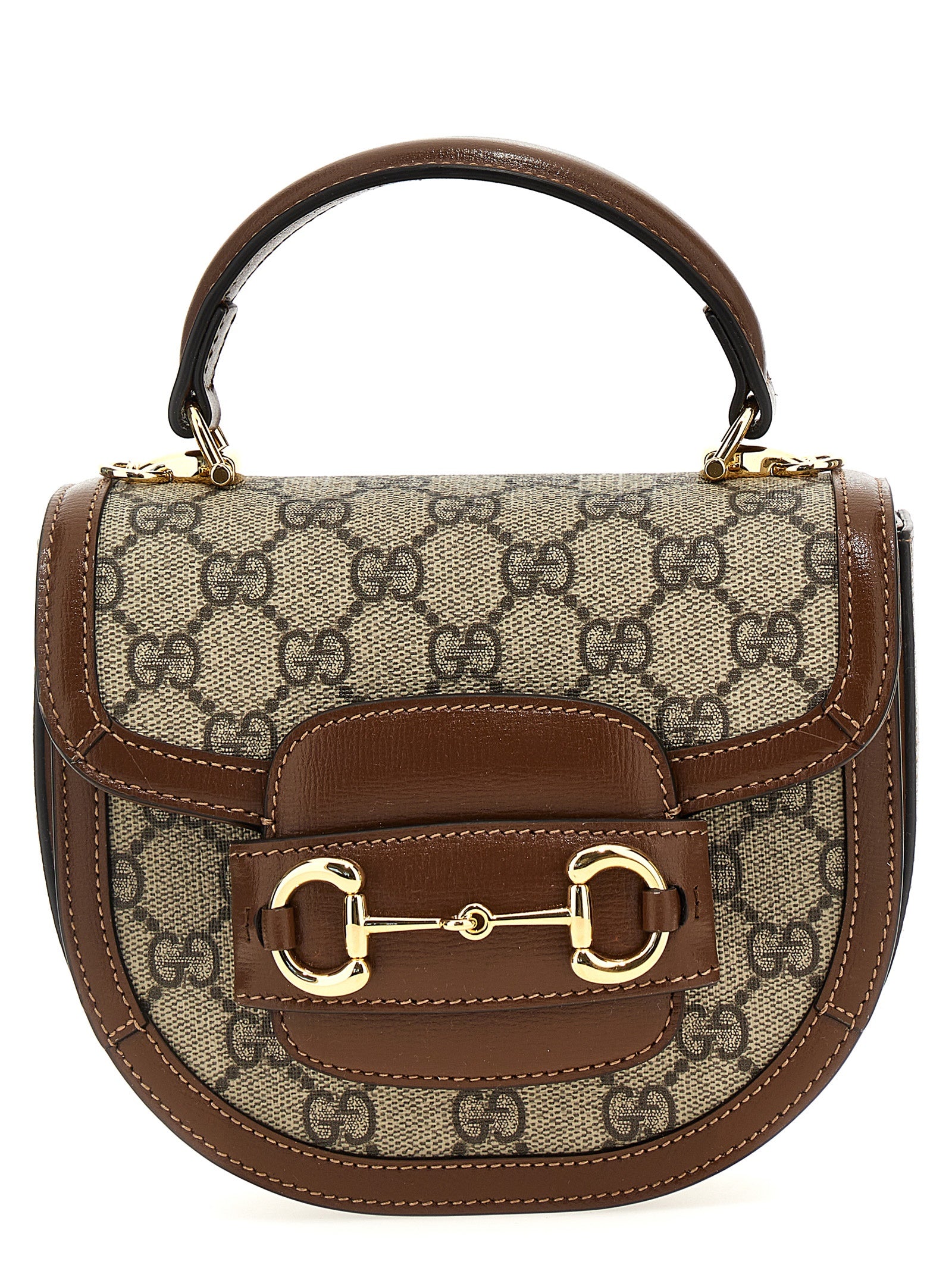 Gucci Braune Handtasche aus Polyethylen
