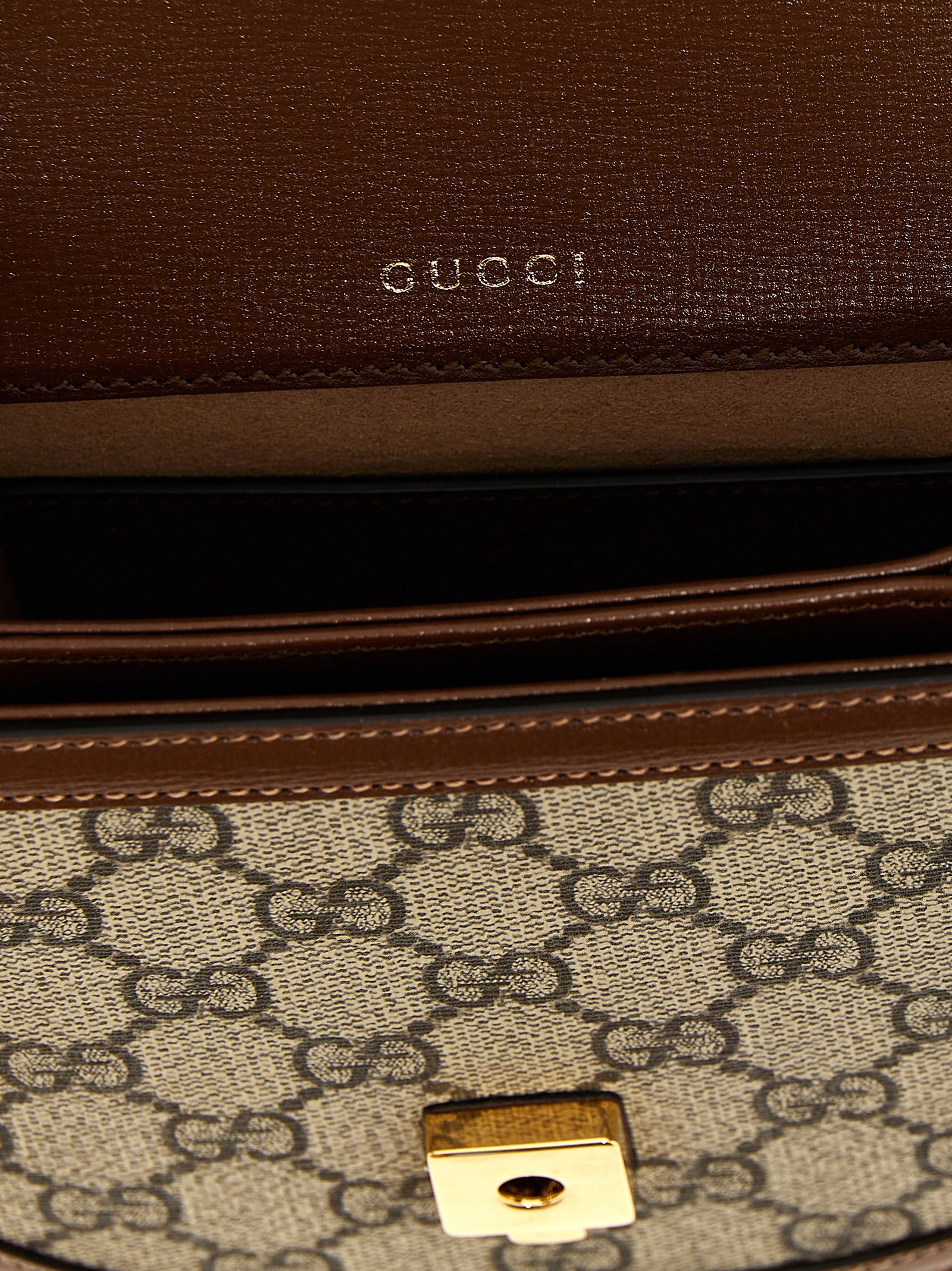 Gucci Braune Handtasche aus Polyethylen