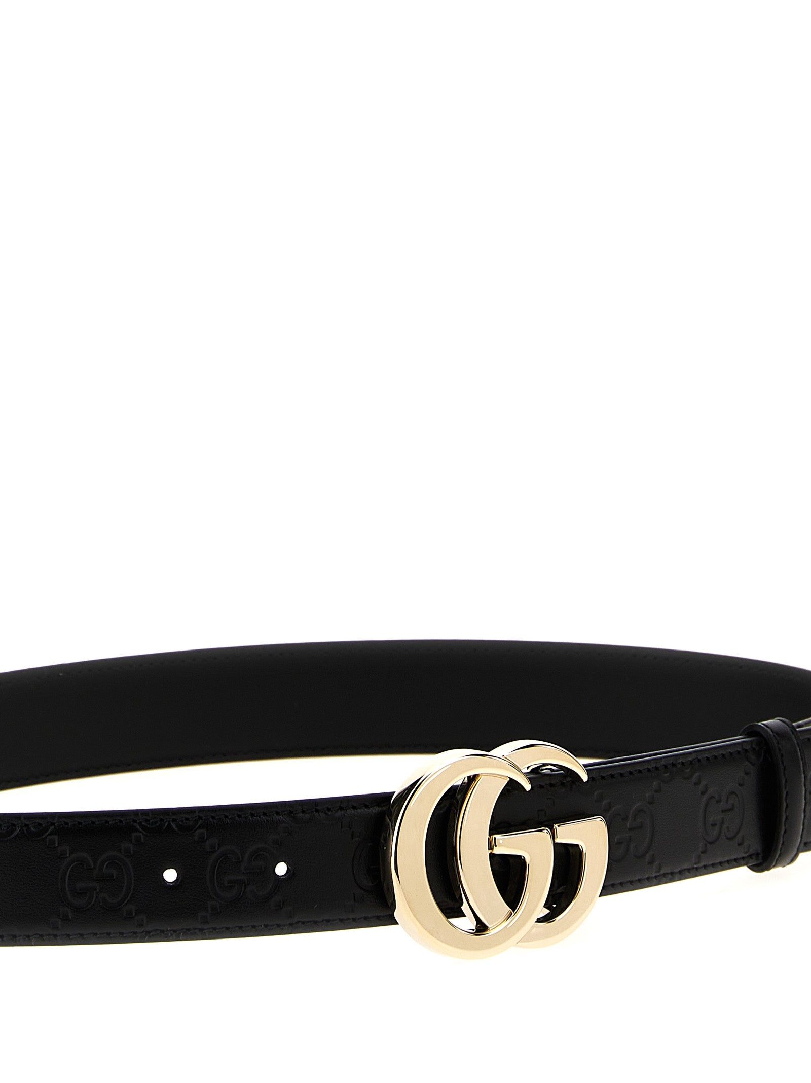 Gucci Schwarzer Kalbsleder Gürtel Regular
