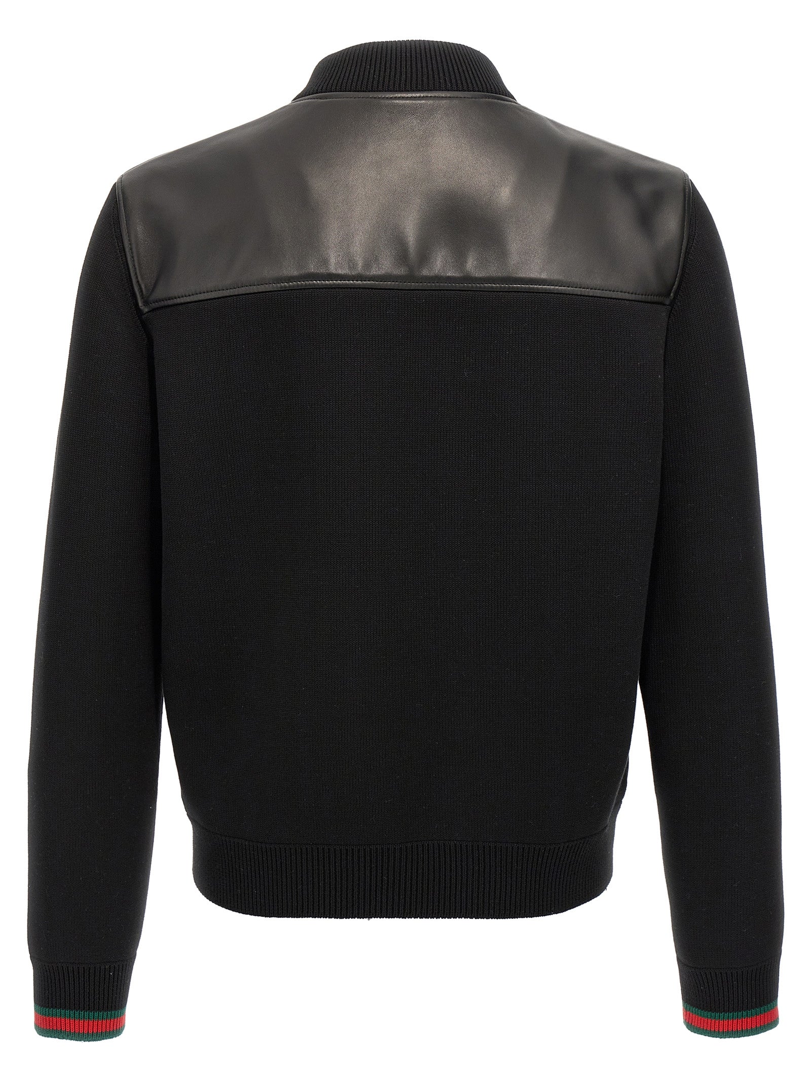 Gucci Schwarze Lammlederjacke