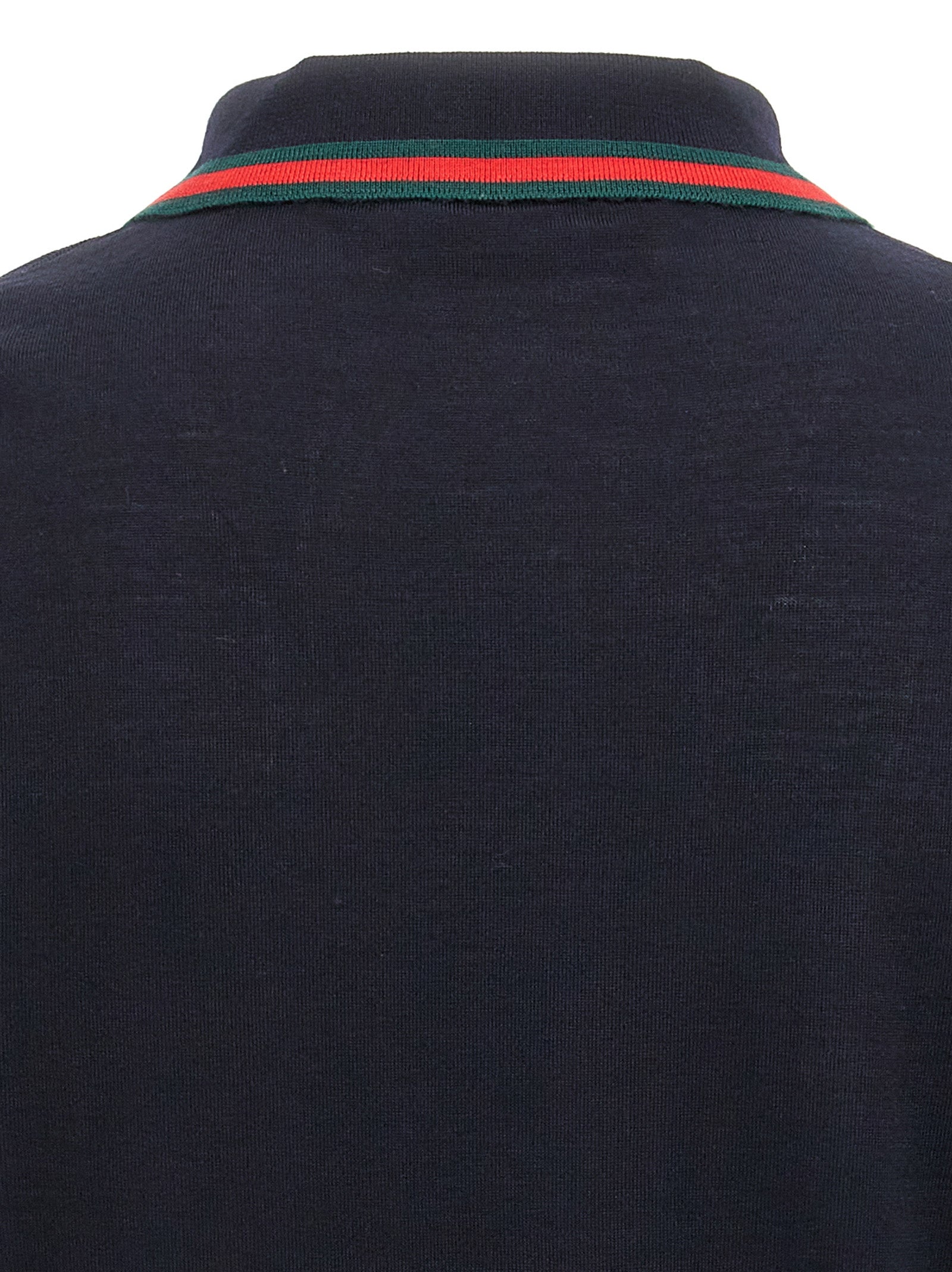 Gucci Blaues Woll-Poloshirt
