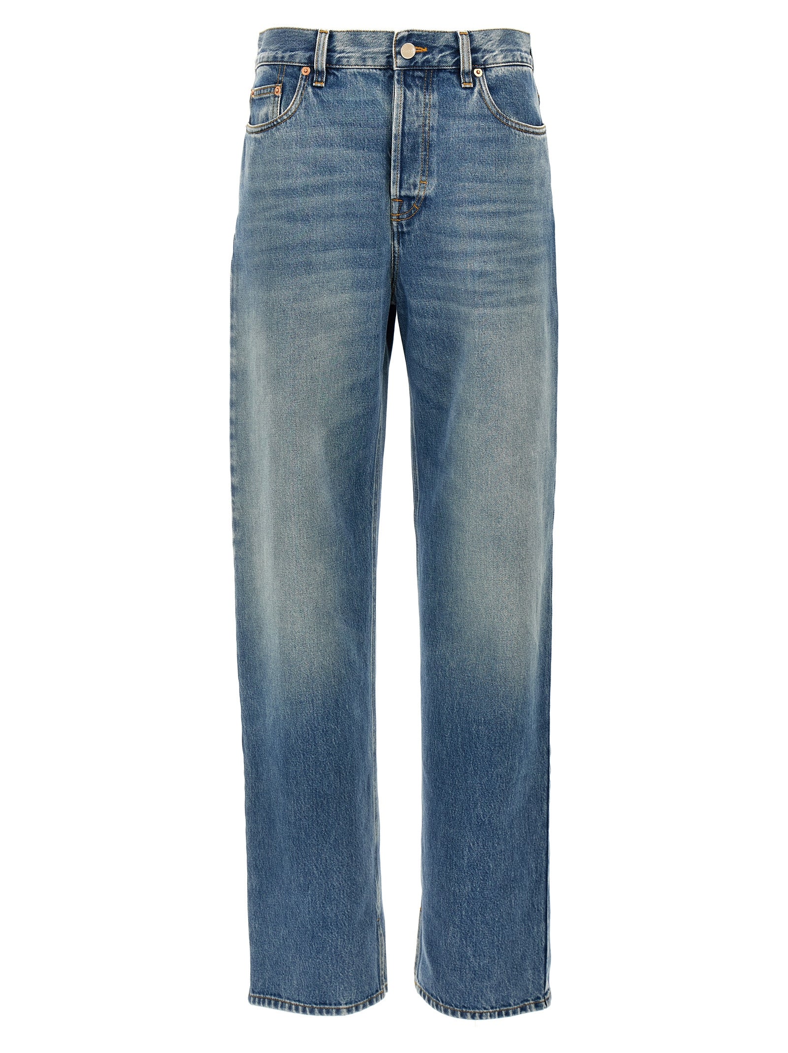 Gucci Blaue Baumwoll-Boyfriend-Jeans