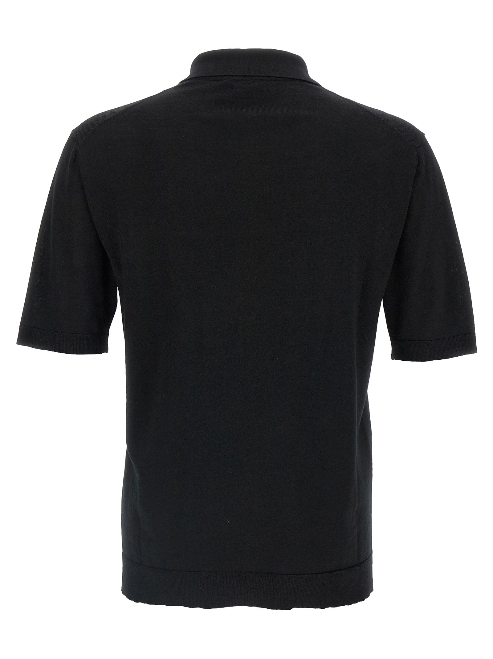 Gucci Schwarzes Woll-Poloshirt
