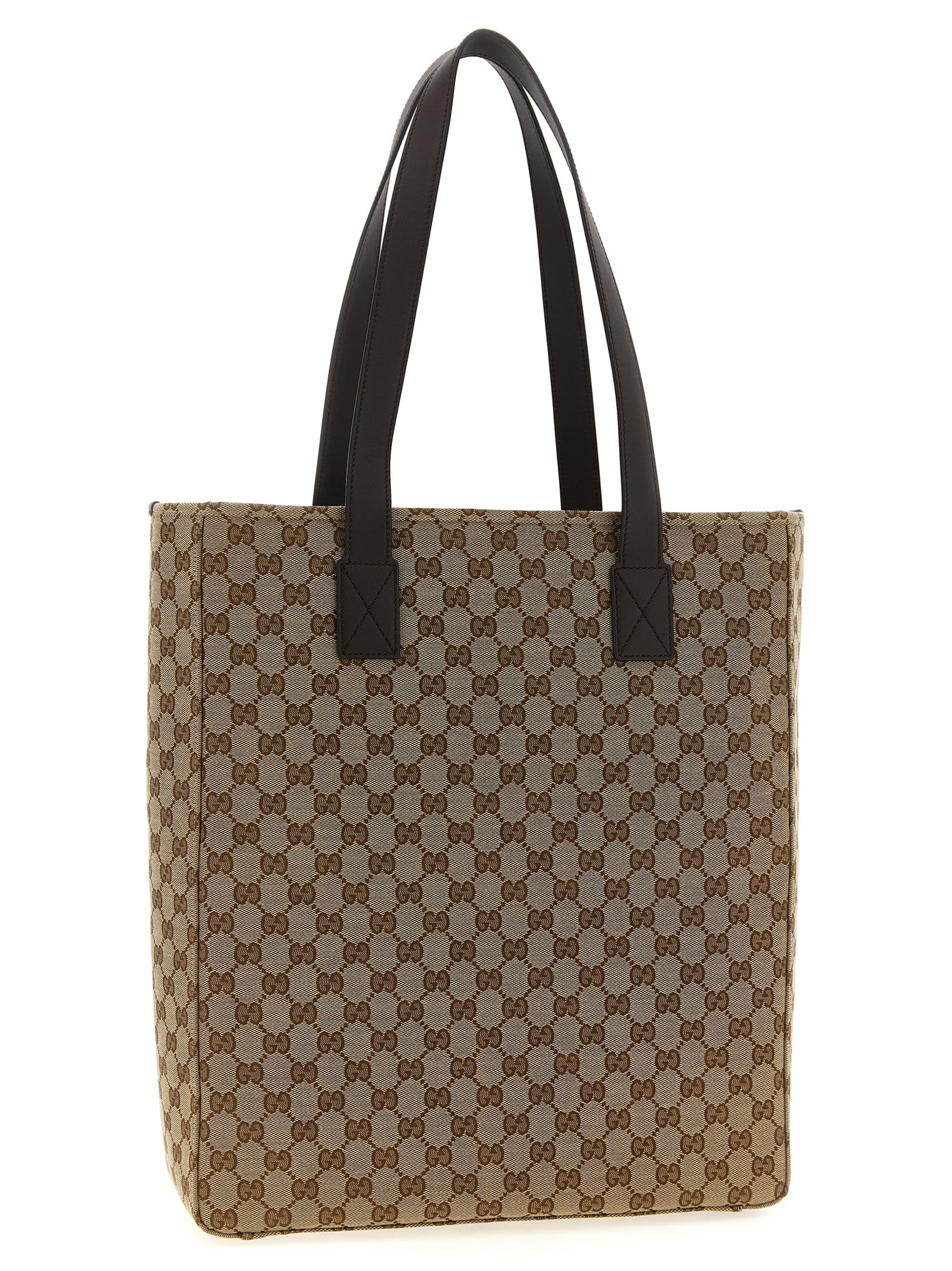 Gucci Braune Schultertasche aus Polyester