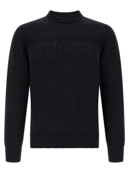 Gucci Schwarzer Baumwollcardigan