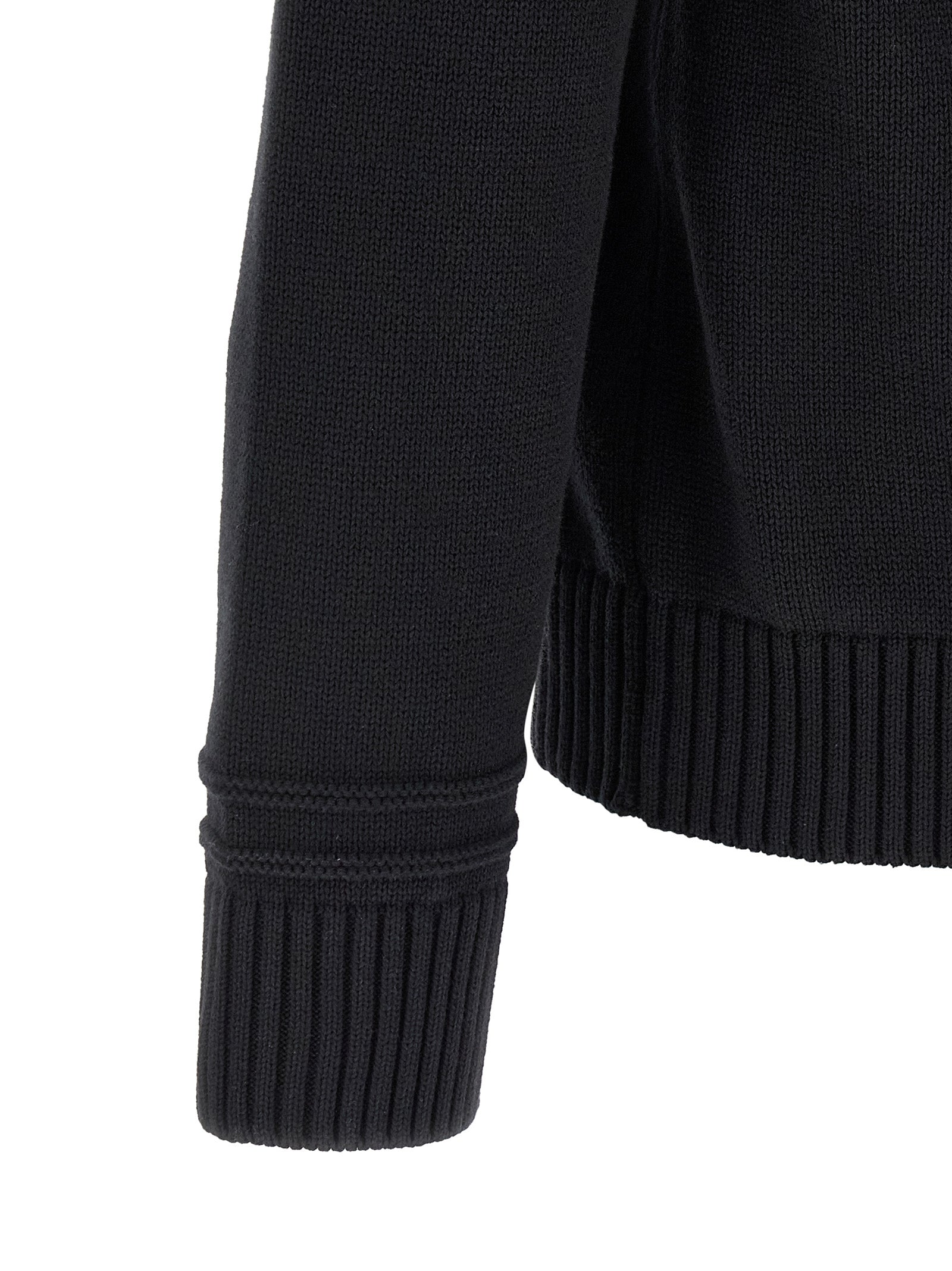 Gucci Schwarzer Baumwollcardigan