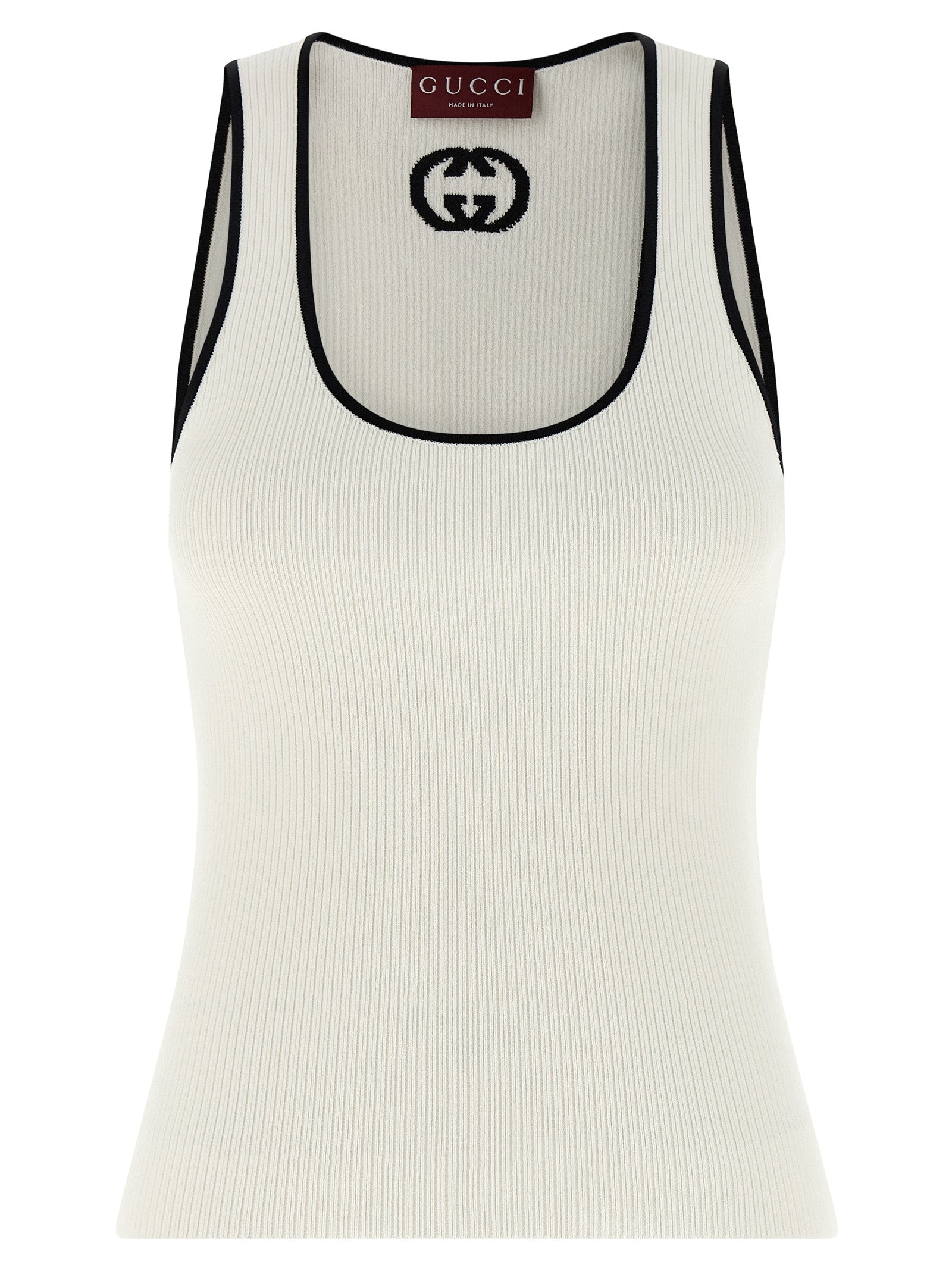 Gucci Bicolor-Top aus Viskose