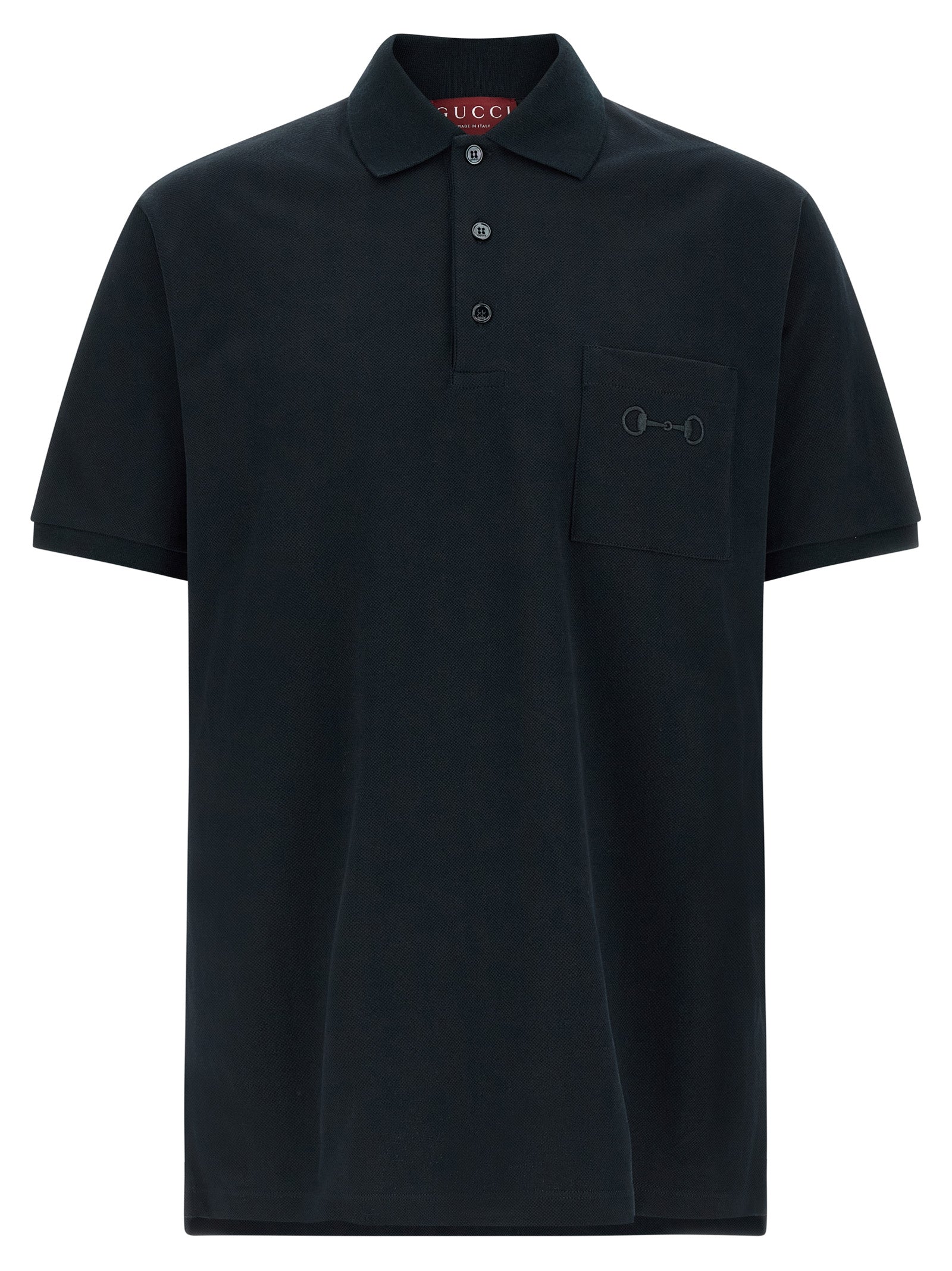 Gucci Blaues Baumwoll-Polohemd