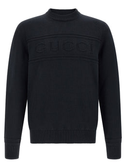 Gucci Blauer Baumwollcardigan