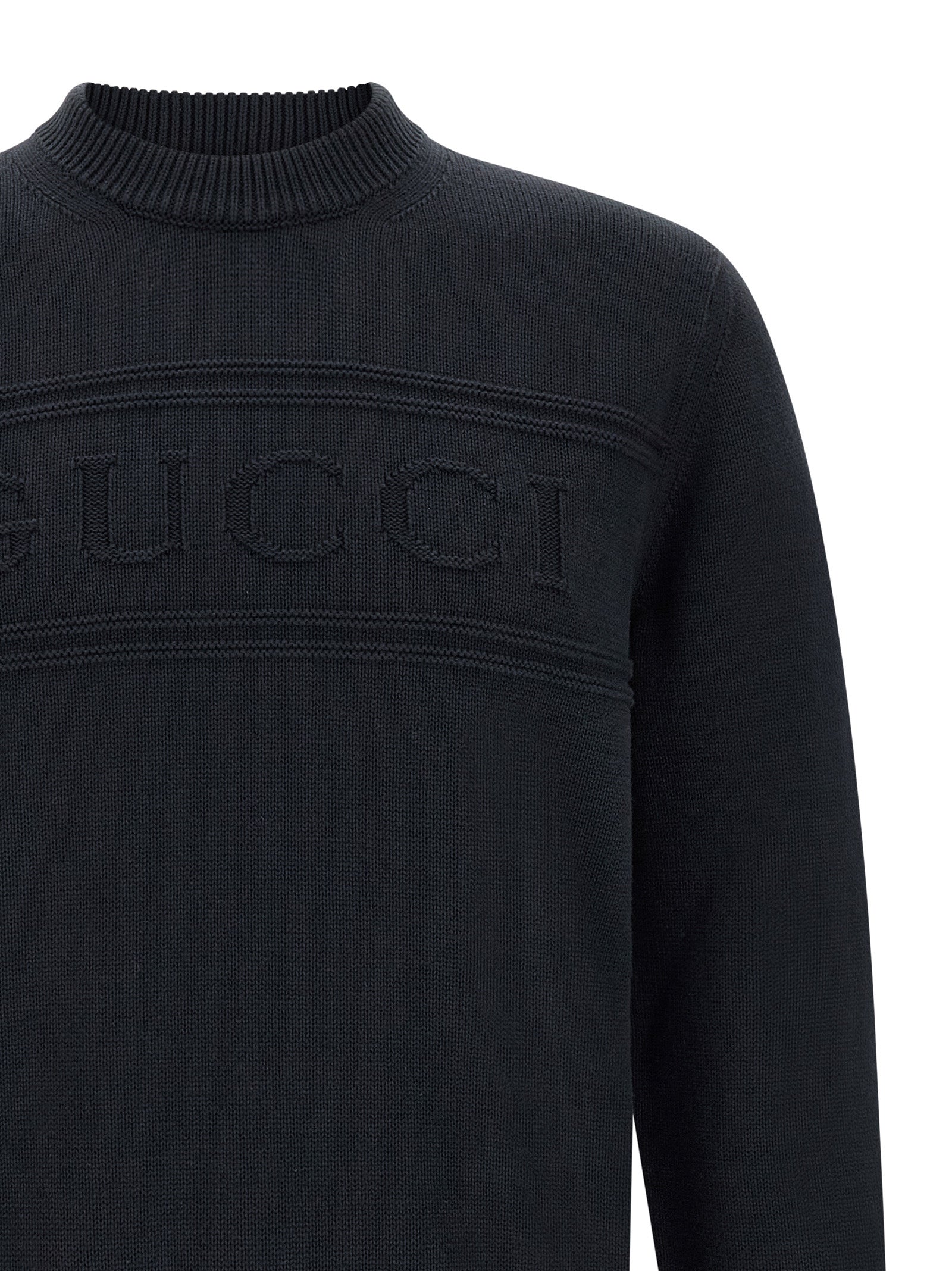 Gucci Blauer Baumwollcardigan