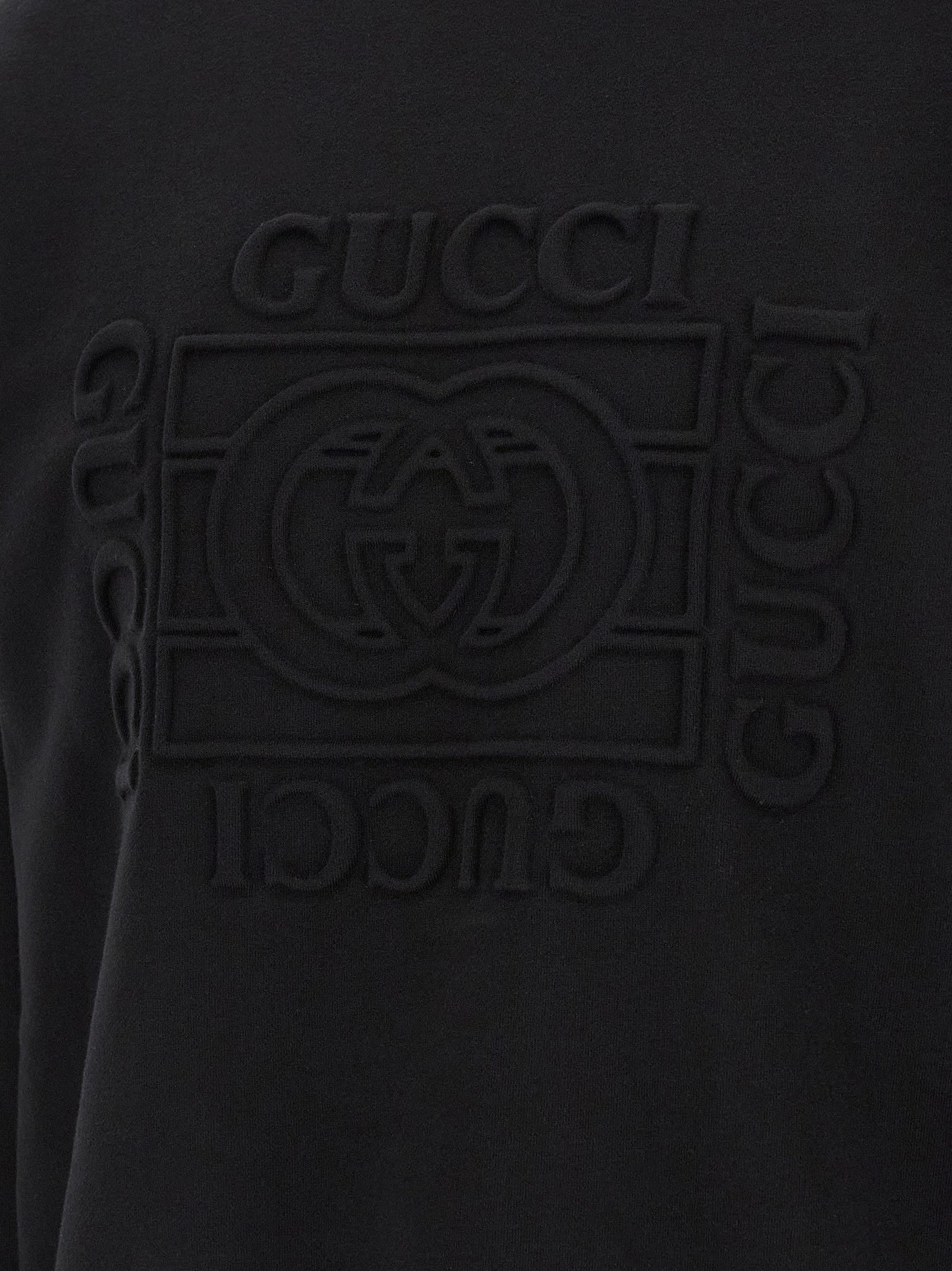 Gucci Schwarzer Baumwoll-Sweatshirt