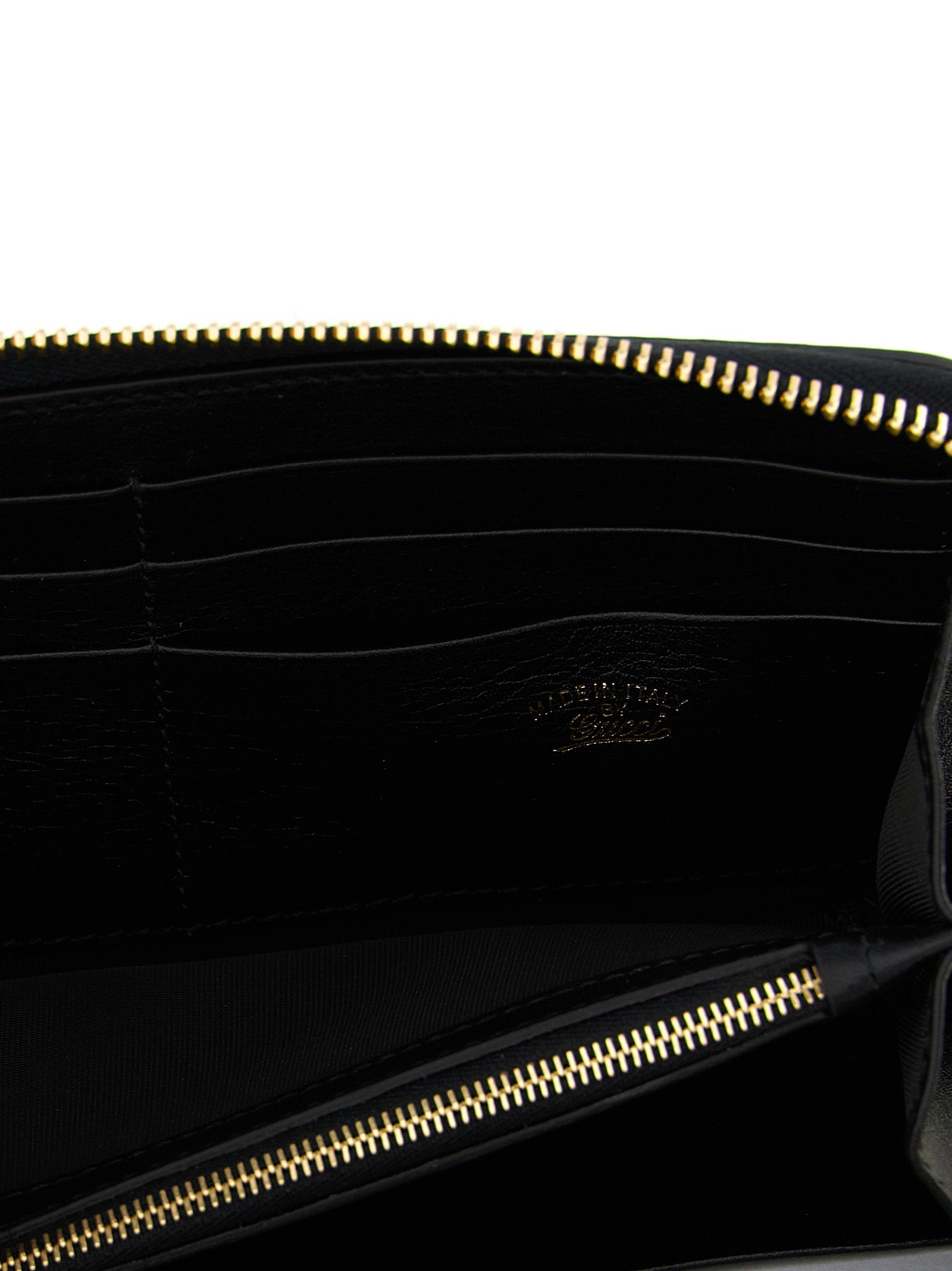Gucci Schwarzer Kalbsleder-Kartenetui