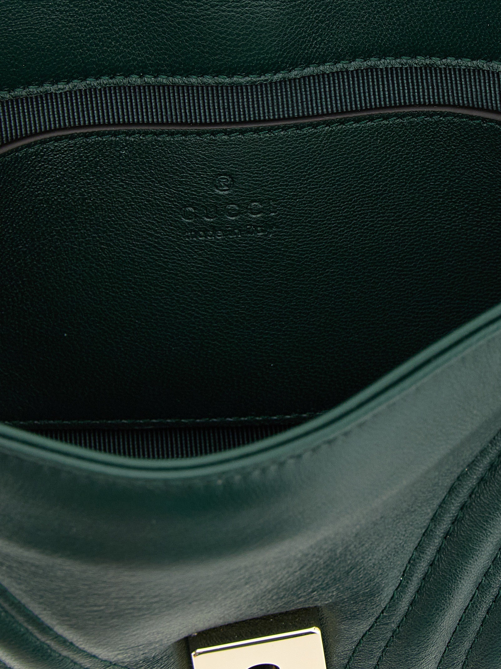 Gucci Schultertasche aus zweifarbigem Lammleder