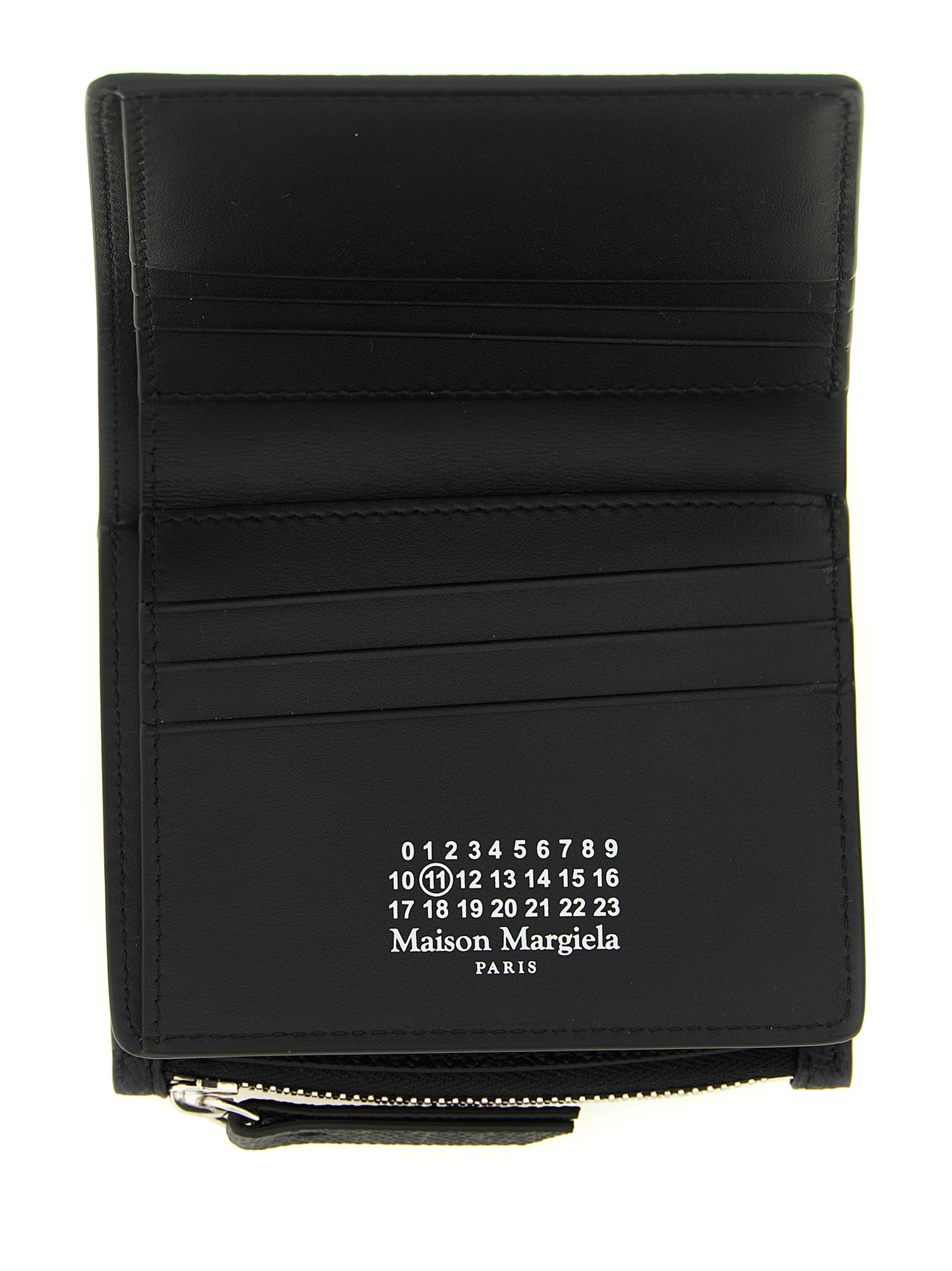 Maison Margiela Schwarzer Kalbsleder-Kartenetui