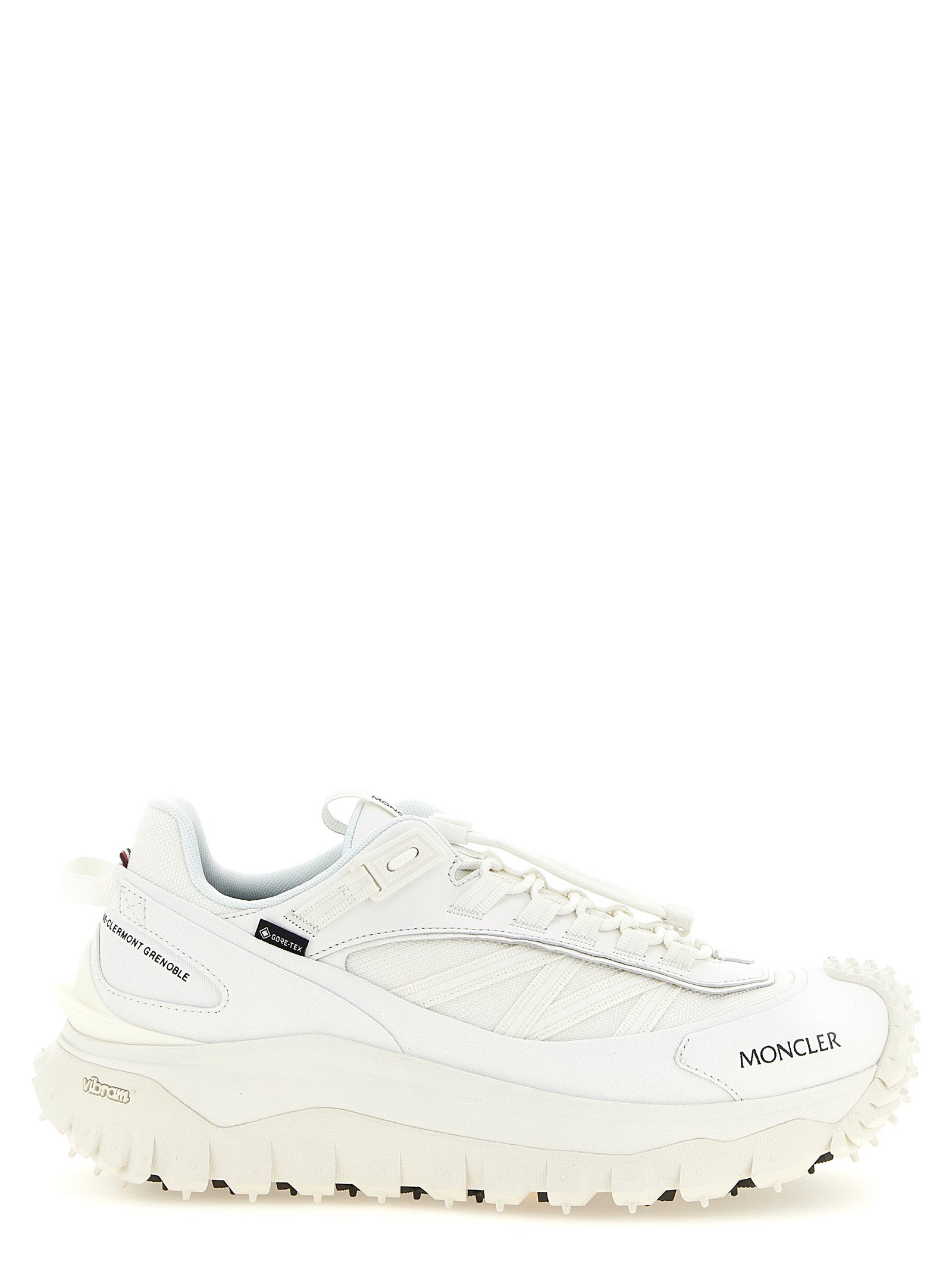 Moncler Weiße Leder-Athletic-Sneaker