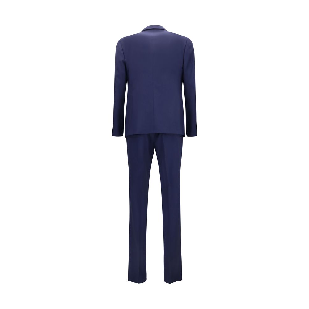 Lardini Blauer Wollanzug Oves Aries Zweiteiler