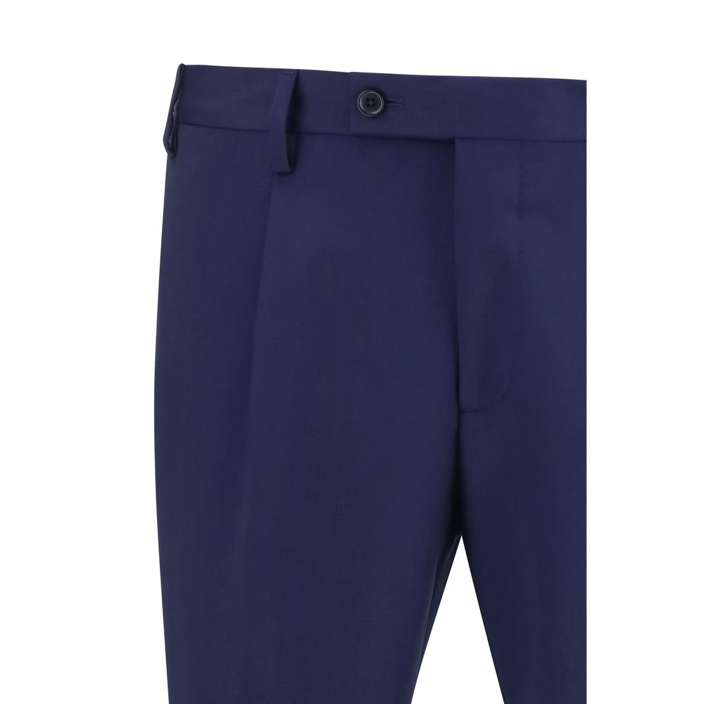 Lardini Blauer Wollanzug Oves Aries Zweiteiler