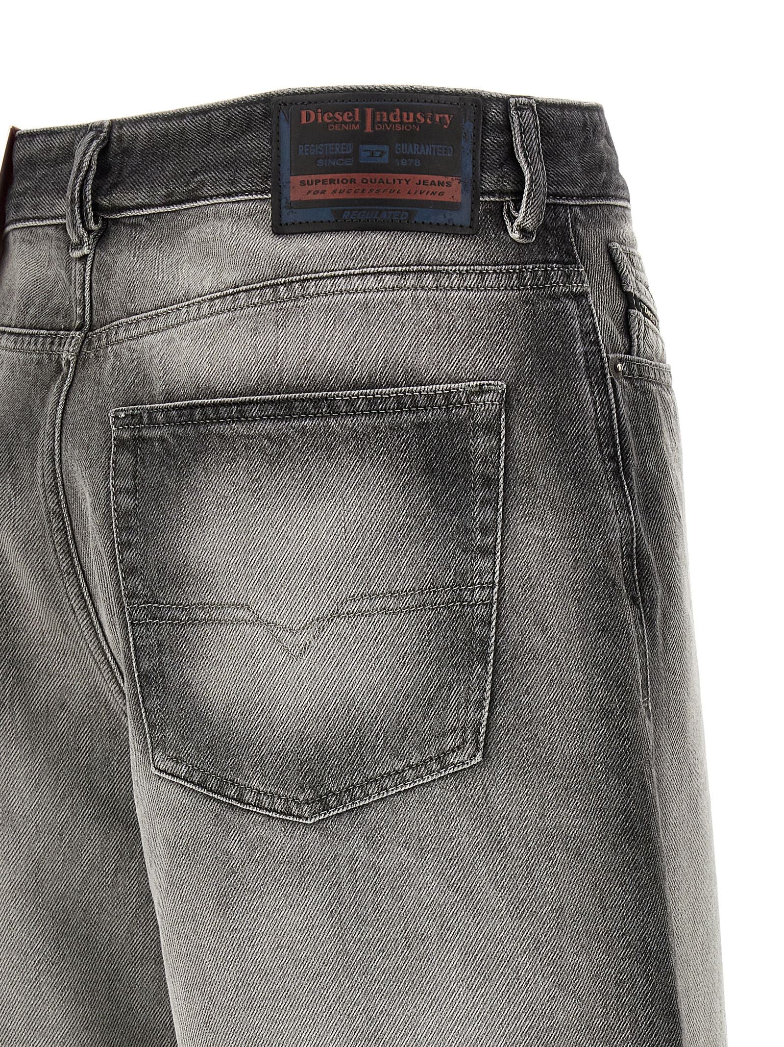 Diesel Graue Cargoshorts aus Baumwolle