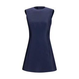 Balenciaga Blaues Wollkleid Oves Aries Casual