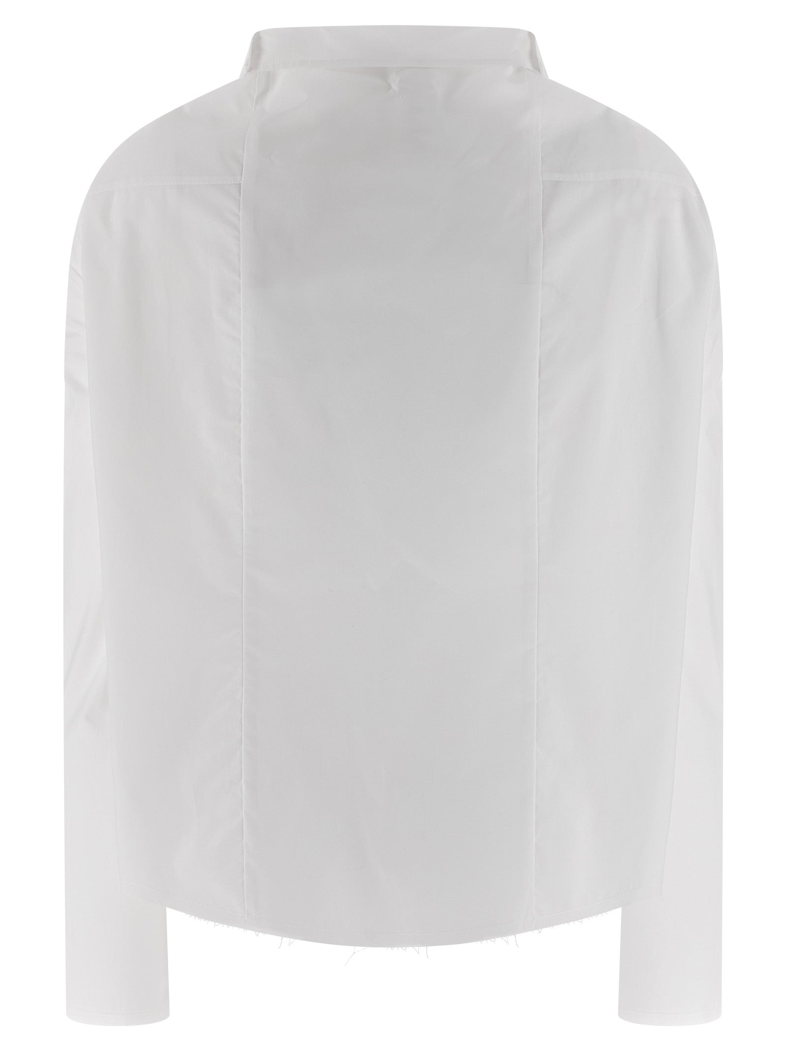 MM6 Maison Margiela Weiße Baumwollbluse