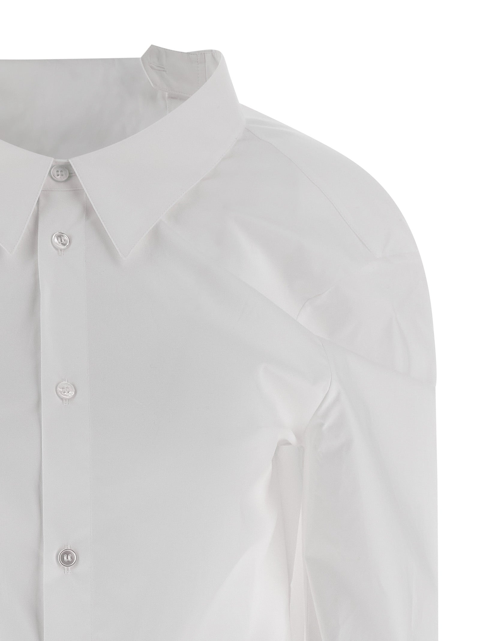 MM6 Maison Margiela Weiße Baumwollbluse
