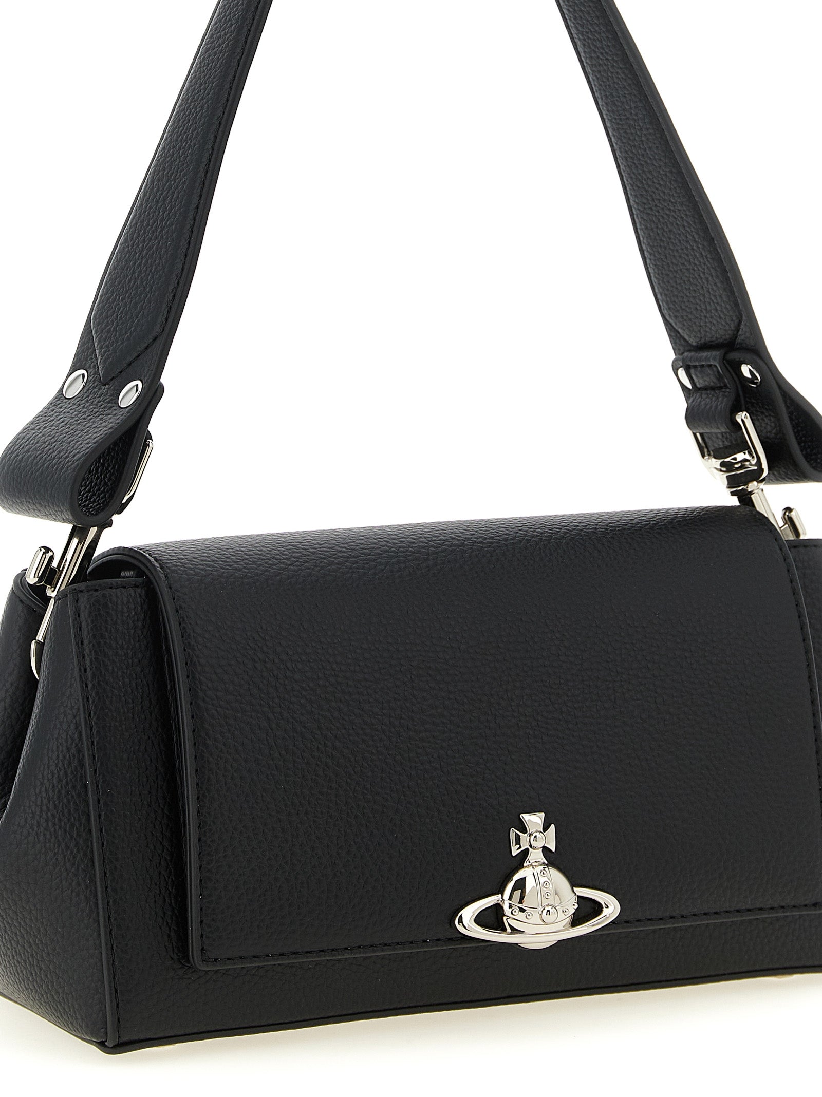 Vivienne Westwood Schwarze Schultertasche aus Polyethylen