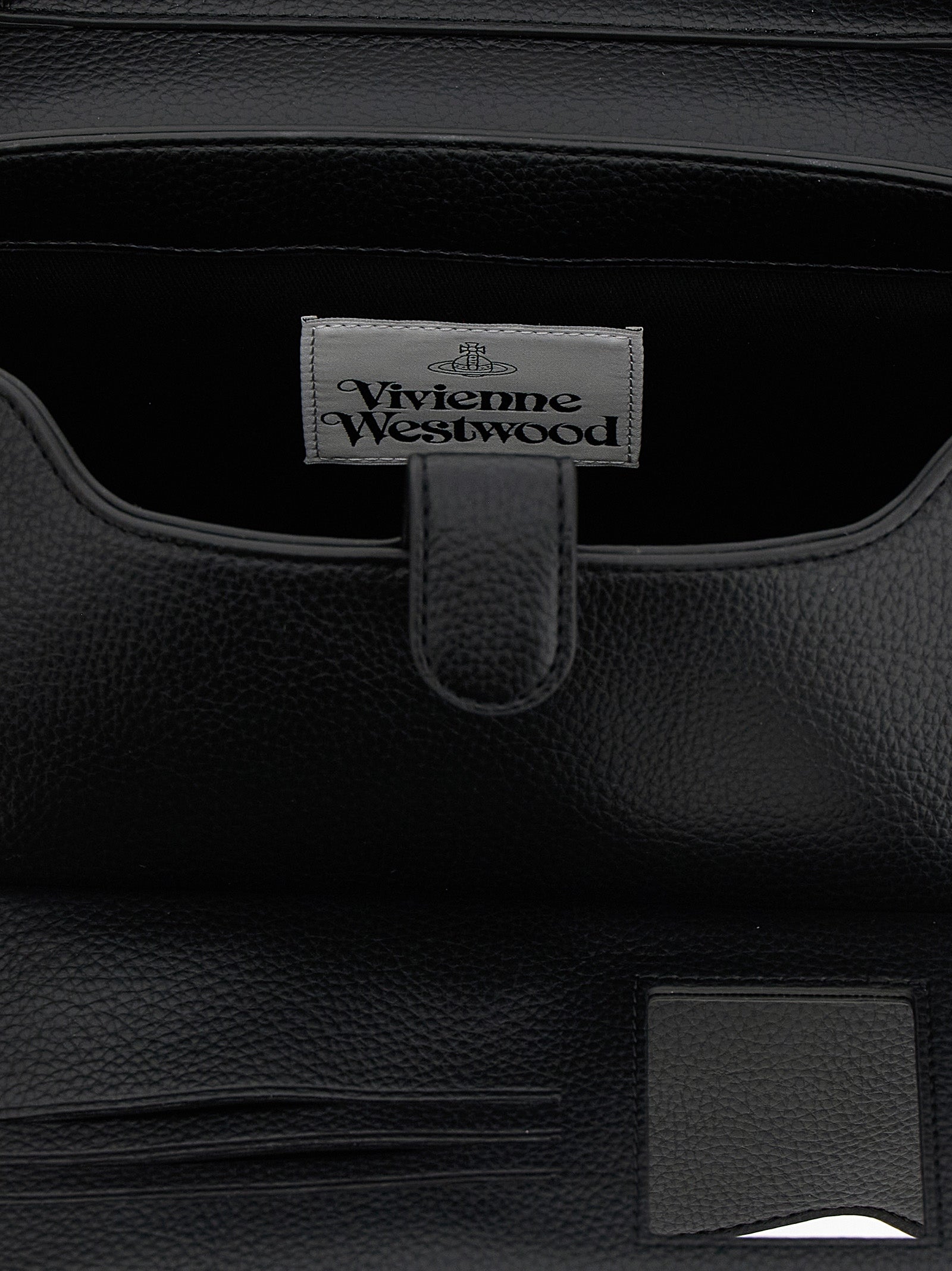 Vivienne Westwood Schwarze Schultertasche aus Polyethylen