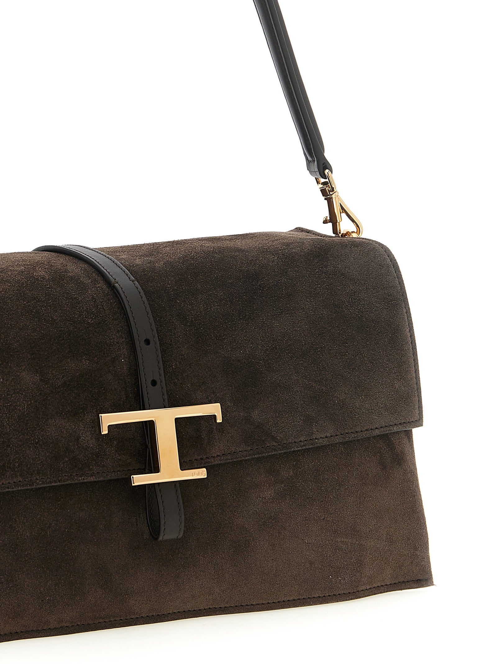 Tod's Braunes Kalbsleder Damen Crossbody Tasche